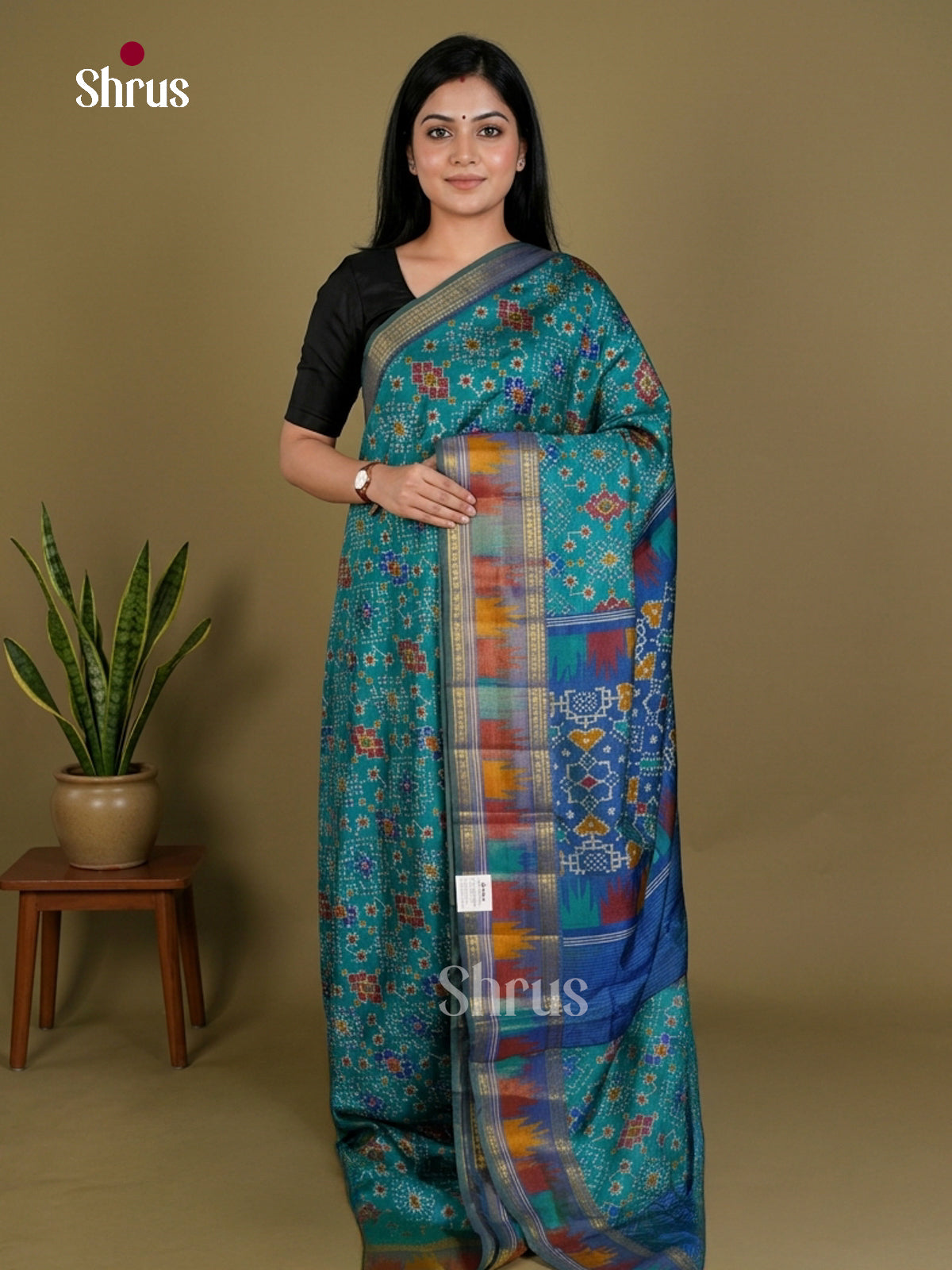 Semi Patola Saree - EDS21071 - Shop on Shrus.com