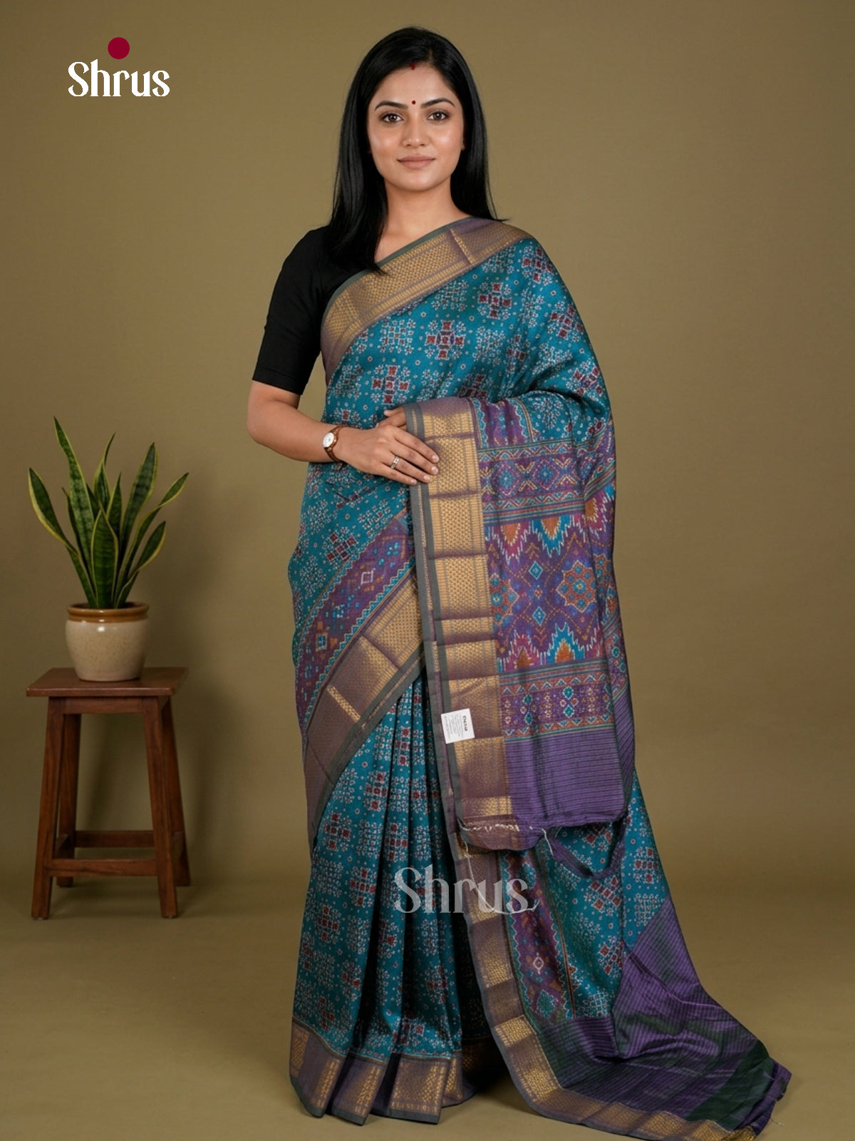 Semi Patola Saree - EDS21089 - Shop on Shrus.com