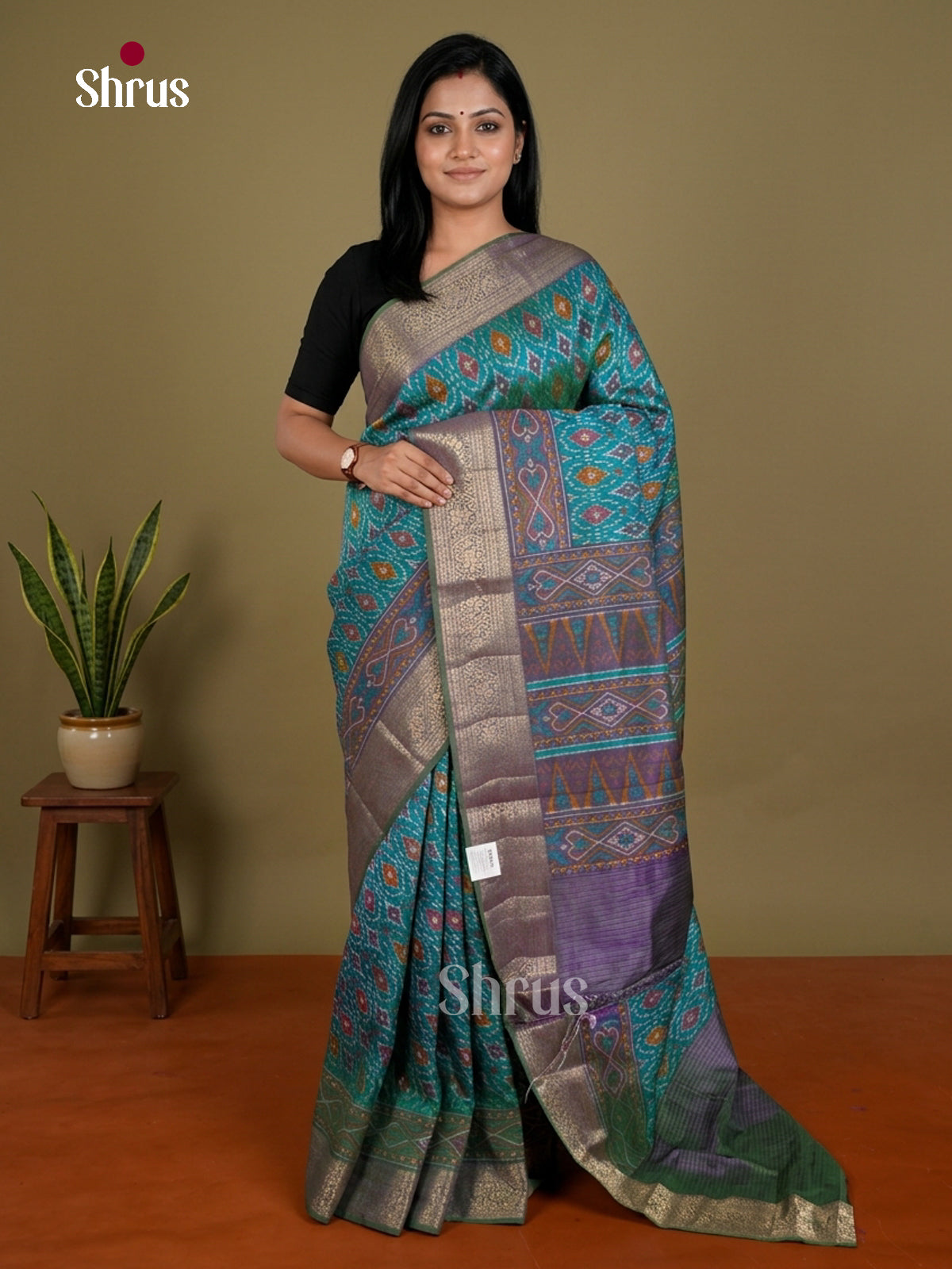 Semi Patola Saree - EDS21098 - Shop on Shrus.com