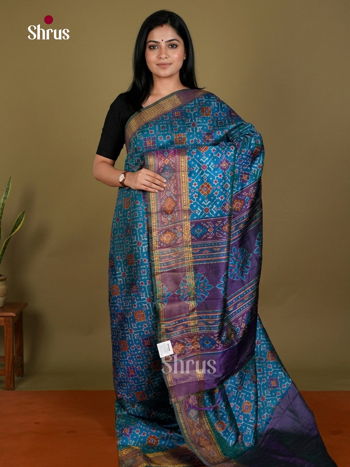 Semi Patola Saree - EDS21099 - Shop on Shrus.com