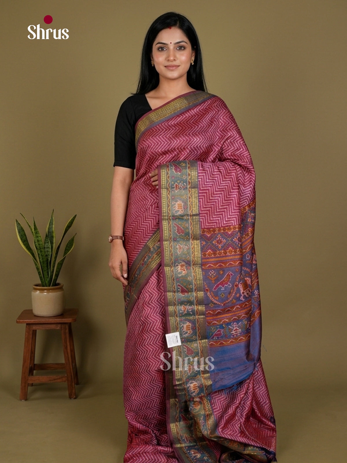 Semi Patola Saree - EDS21173 - Shop on Shrus.com