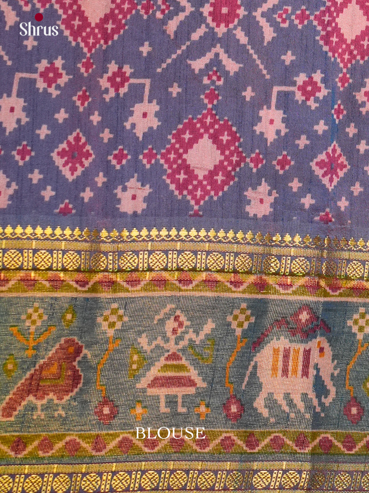Semi Patola Saree - EDS21173 - Shop on Shrus.com