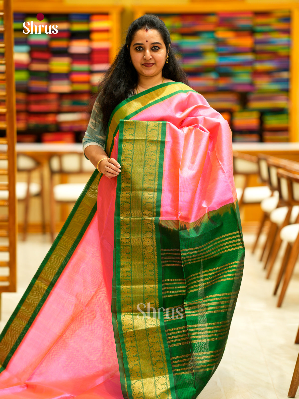 Silk Cotton Saree - EDS29005 - Shop on Shrus.com