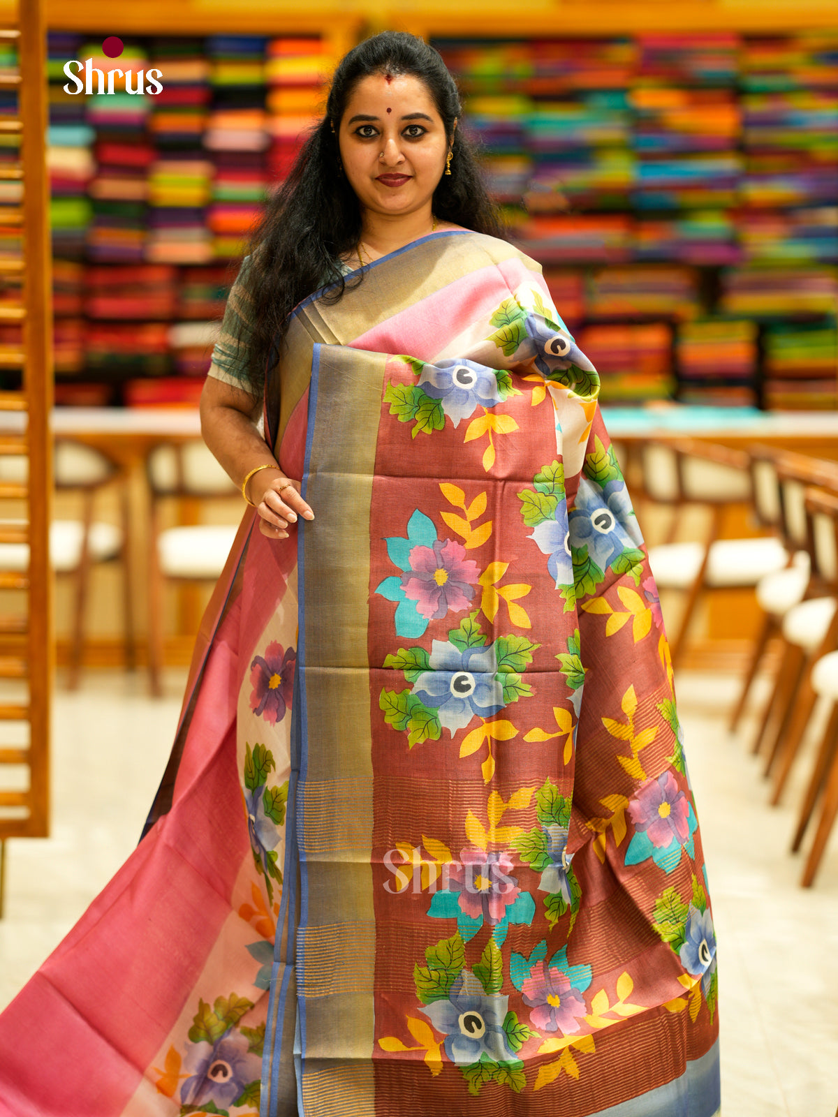 Tussar Saree - EDS29034 - Shop on Shrus.com