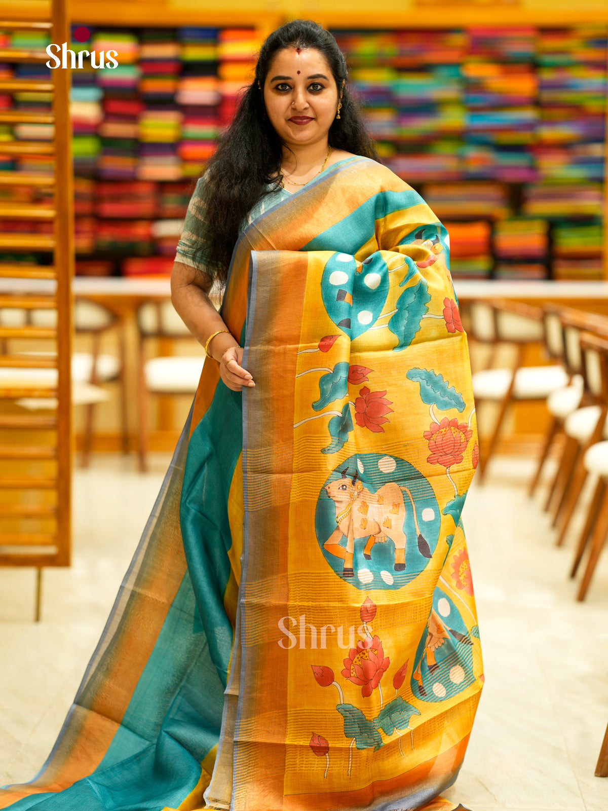 Tussar Saree - EDS29035 - Shop on Shrus.com