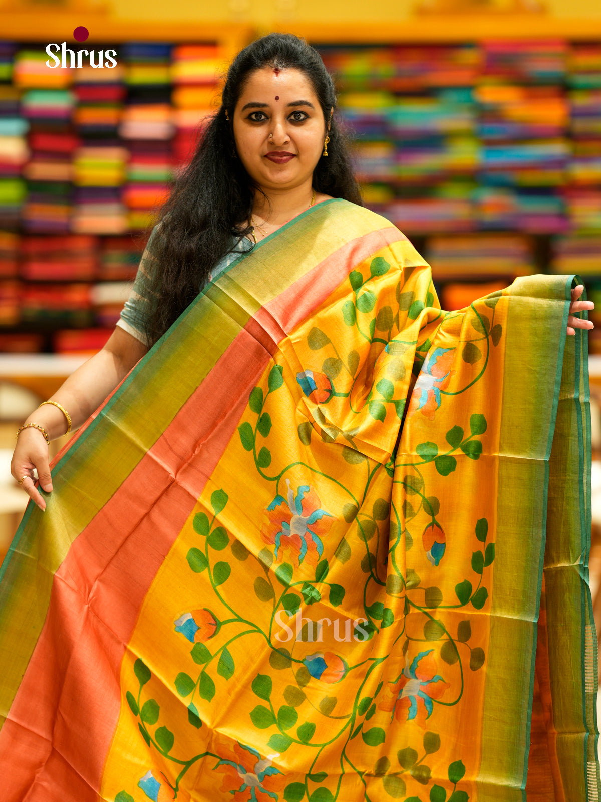 Tussar Saree - EDS29037 - Shop on Shrus.com