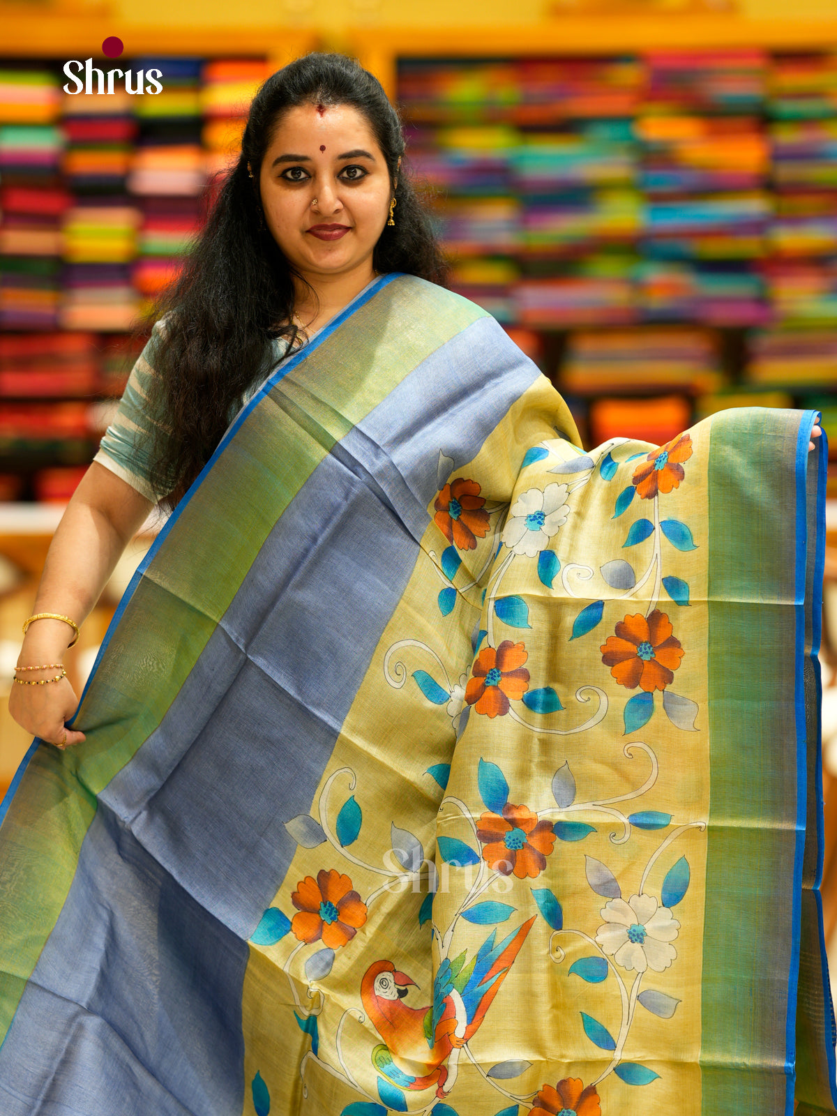 Tussar Saree - EDS29038 - Shop on Shrus.com