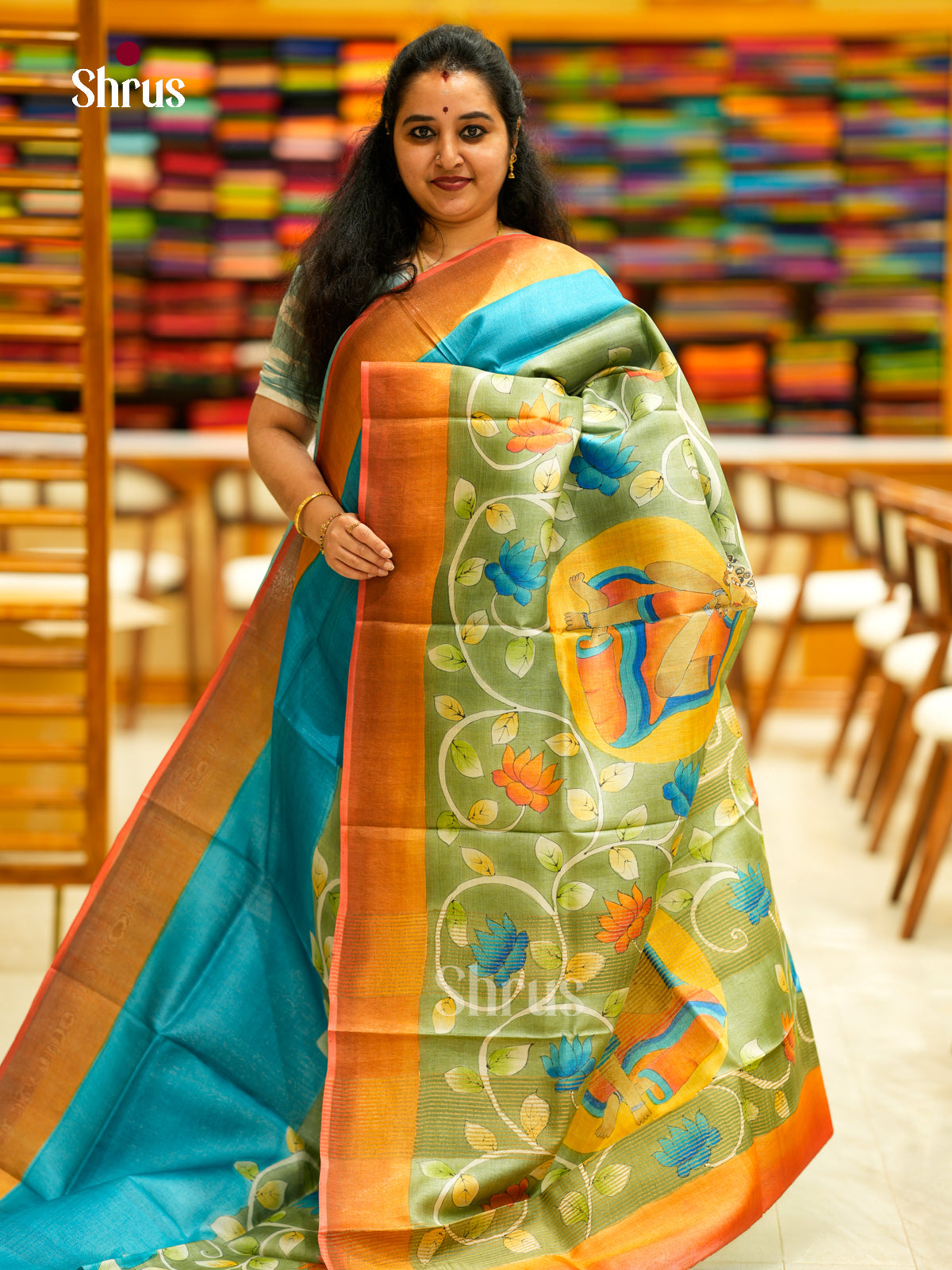 Tussar Saree - EDS29043 - Shop on Shrus.com