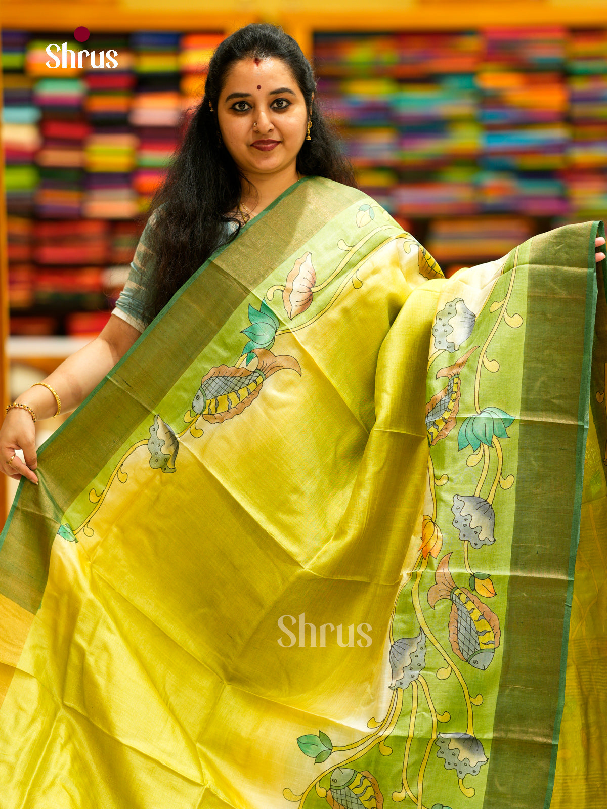 Tussar Saree - EDS29074 - Shop on Shrus.com