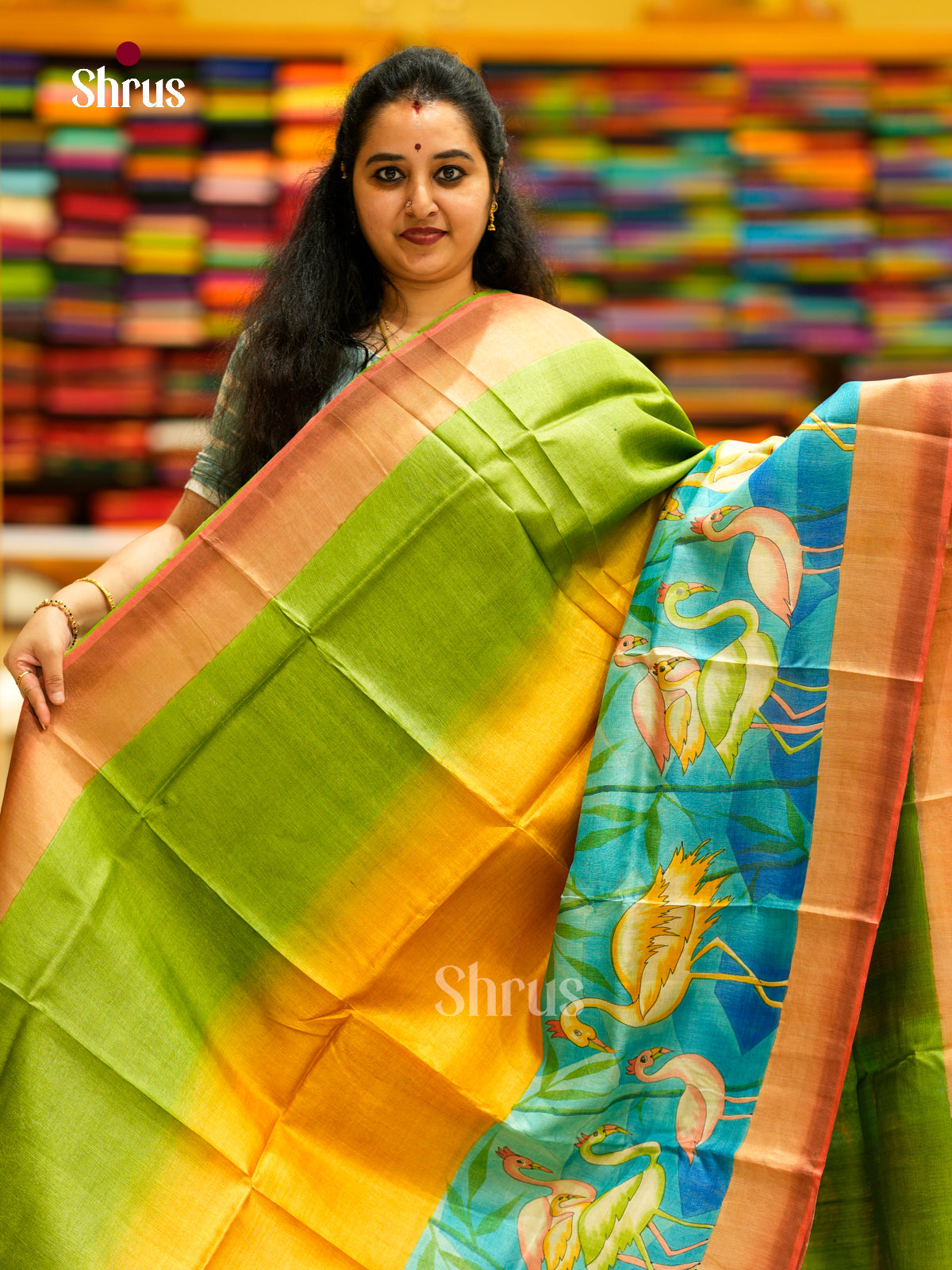 Tussar Saree - EDS29077 - Shop on Shrus.com