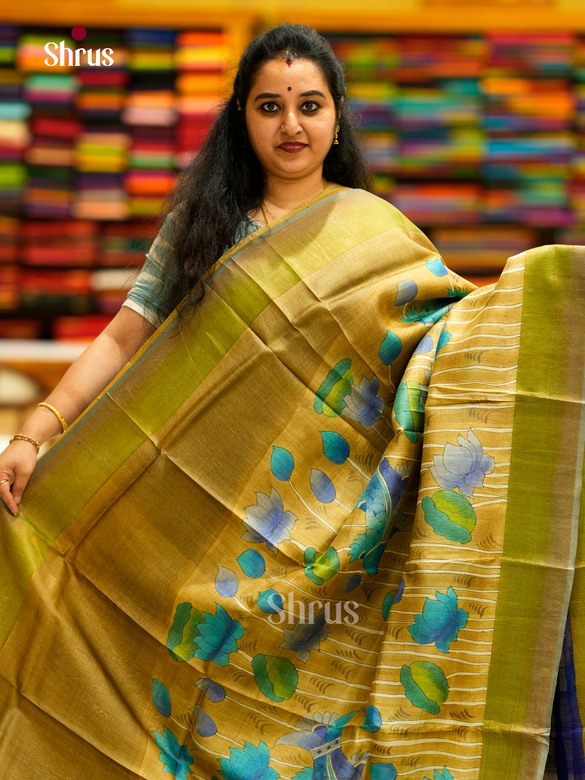 Tussar Saree - EDS29078 - Shop on Shrus.com