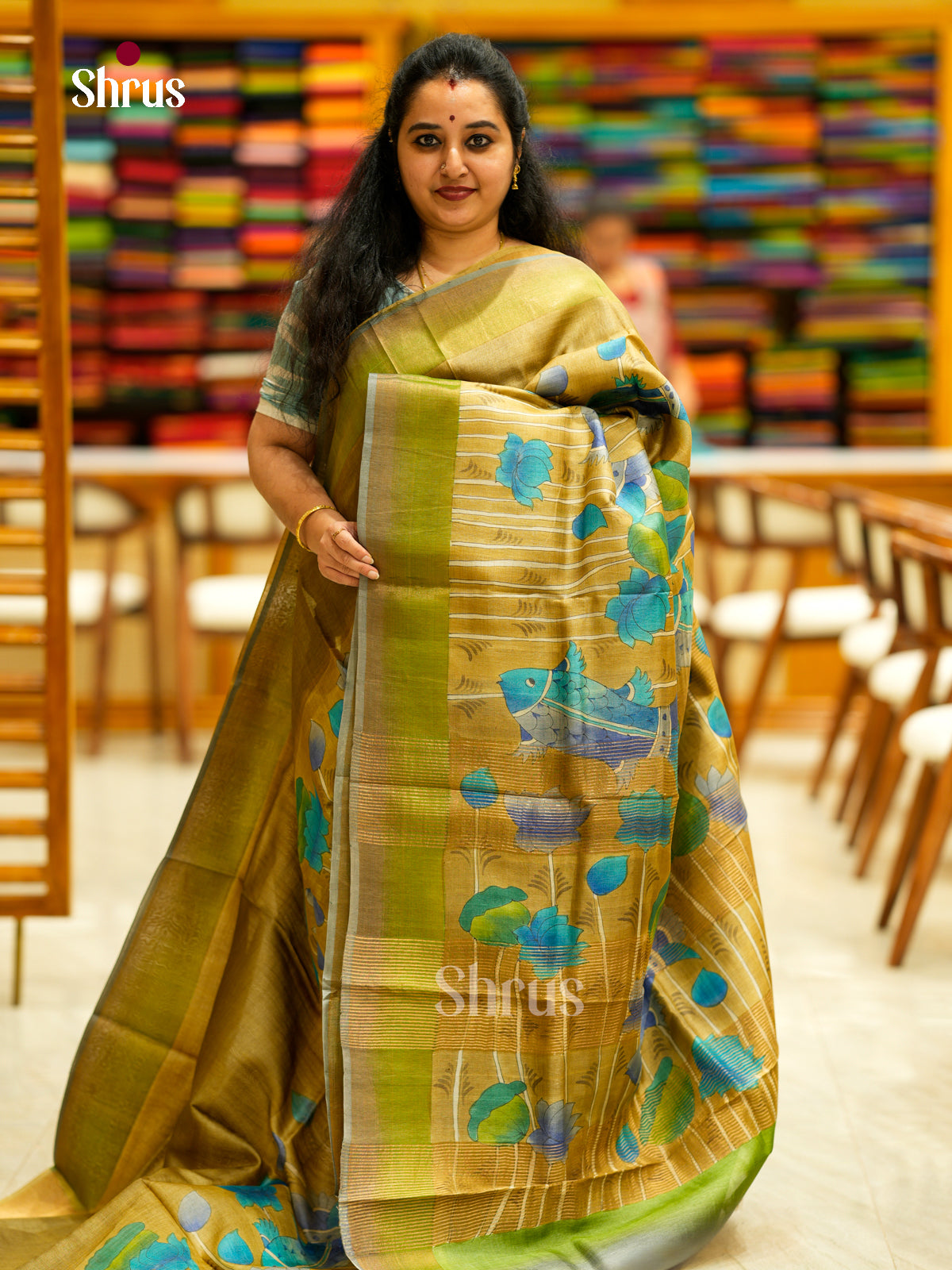 Tussar Saree - EDS29078 - Shop on Shrus.com