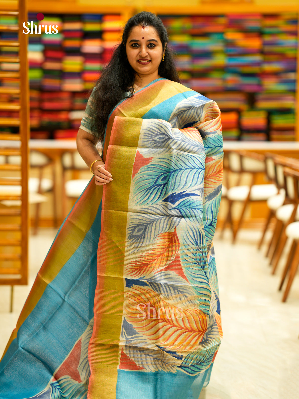 Tussar Saree - EDS29080 - Shop on Shrus.com