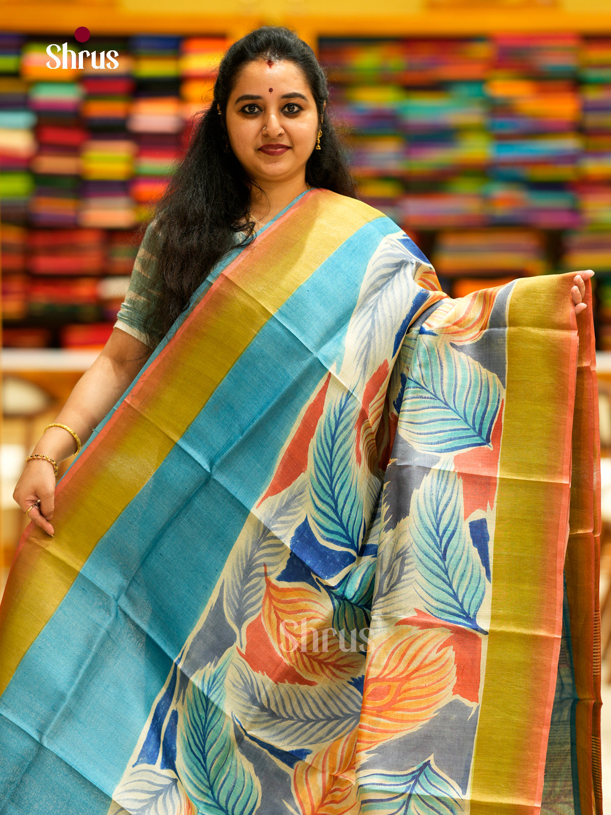 Tussar Saree - EDS29080 - Shop on Shrus.com