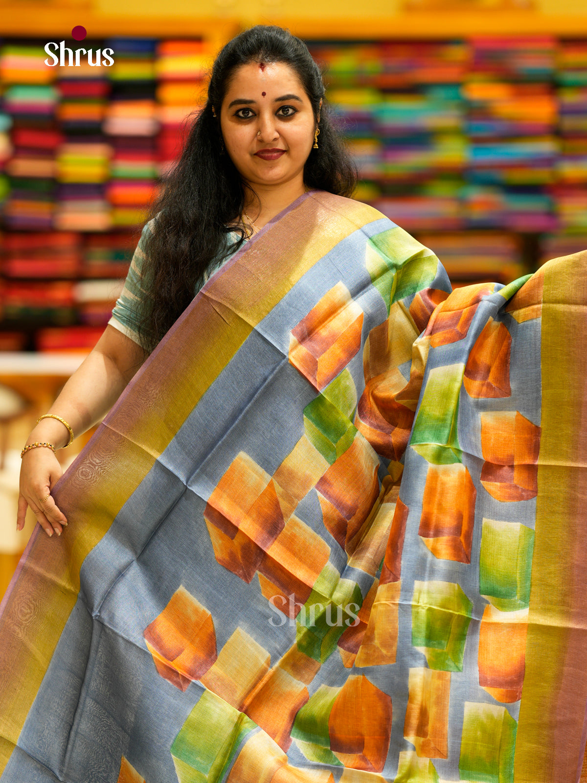 Tussar Saree - EDS29081 - Shop on Shrus.com