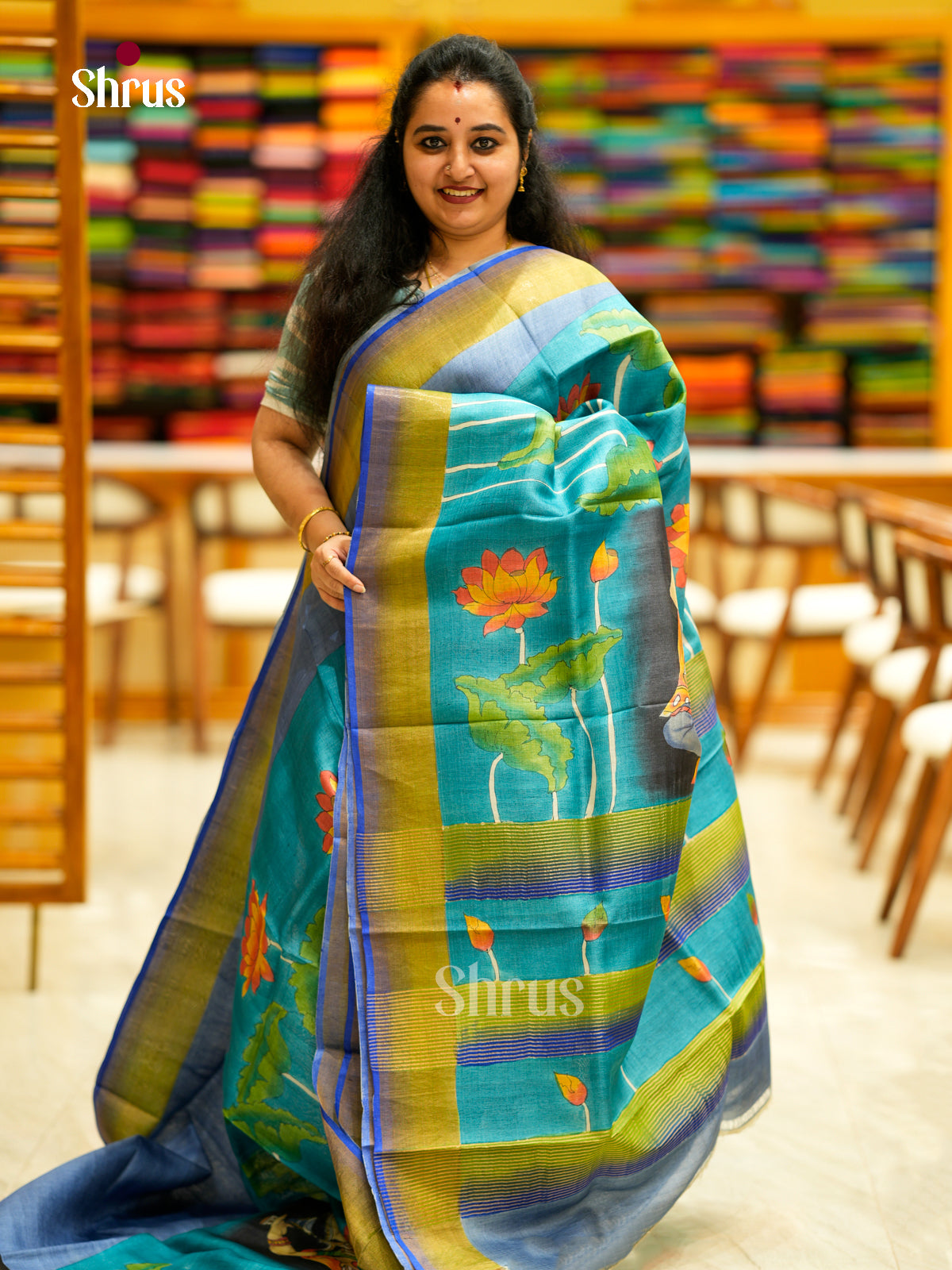 Tussar Saree - EDS29082 - Shop on Shrus.com