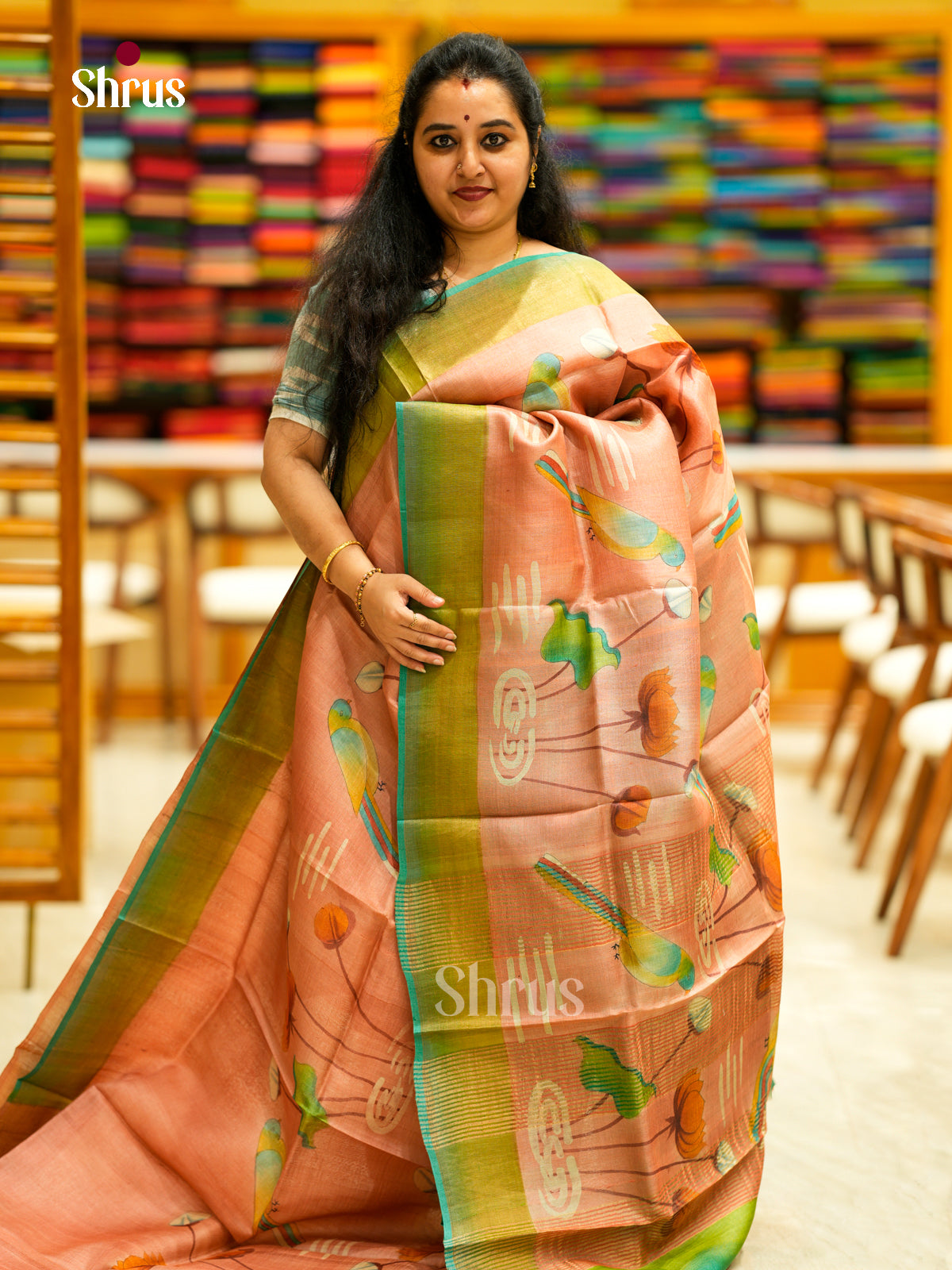Tussar Saree - EDS29084 - Shop on Shrus.com
