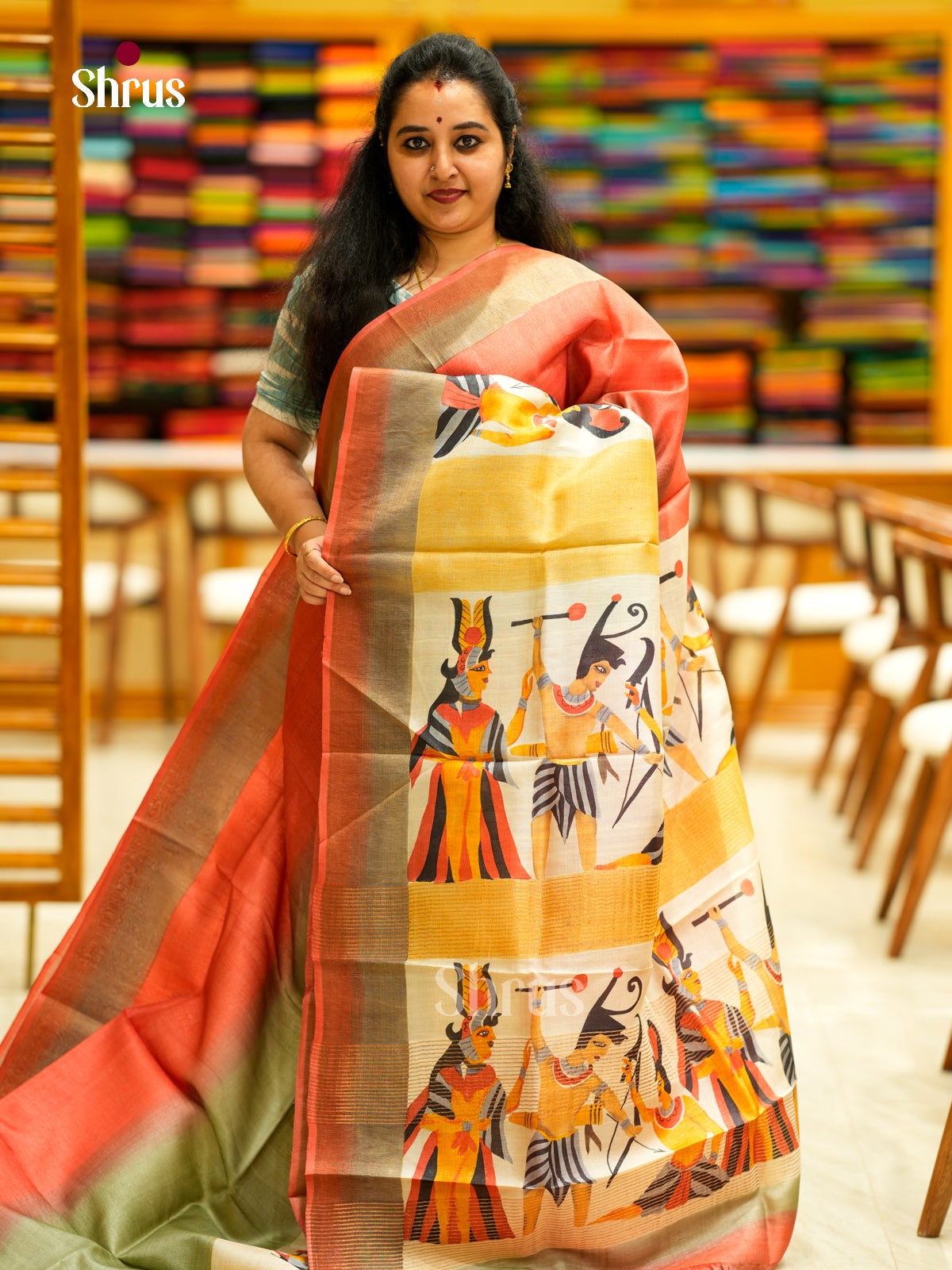 Tussar Saree - EDS29092 - Shop on Shrus.com