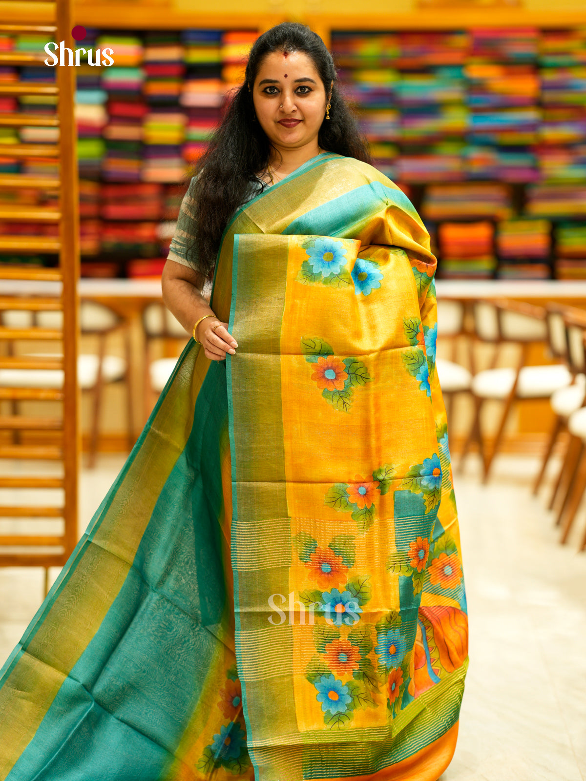 Tussar Saree - EDS29097 - Shop on Shrus.com