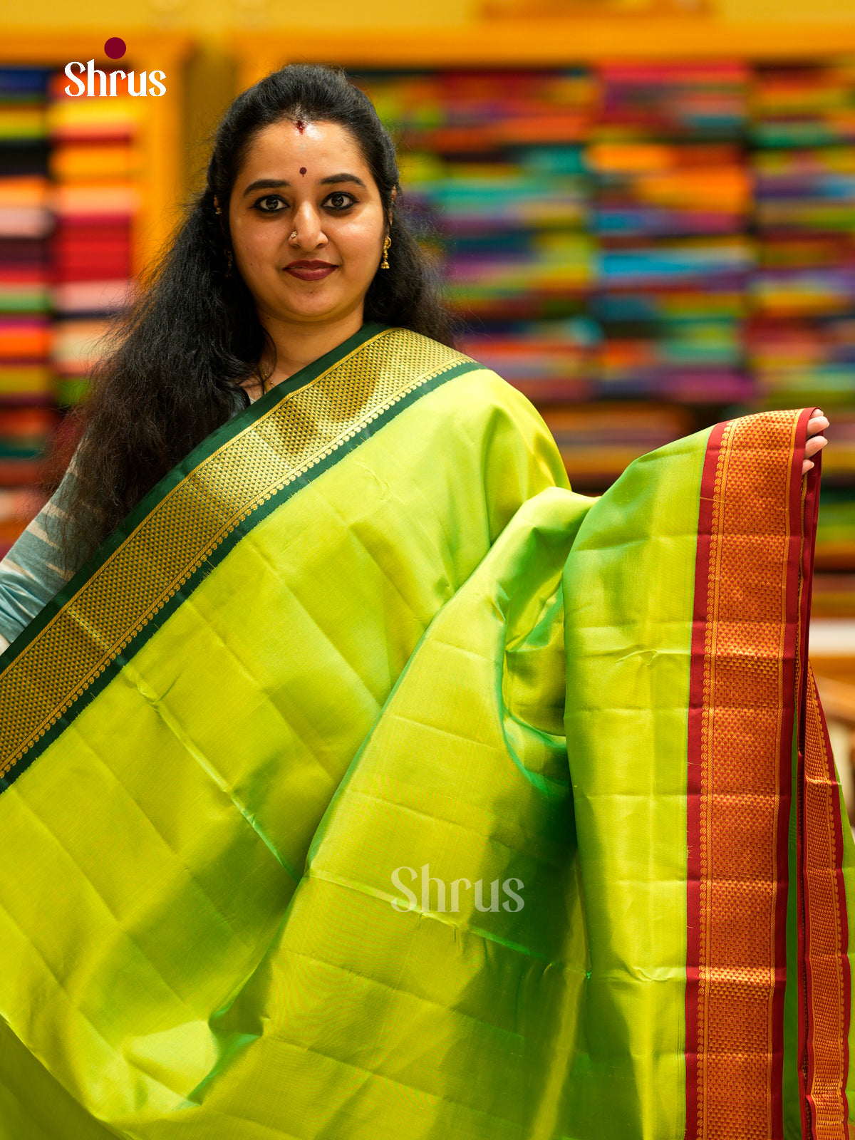 Kanchipuram silk 9Yards Saree - EDS29105