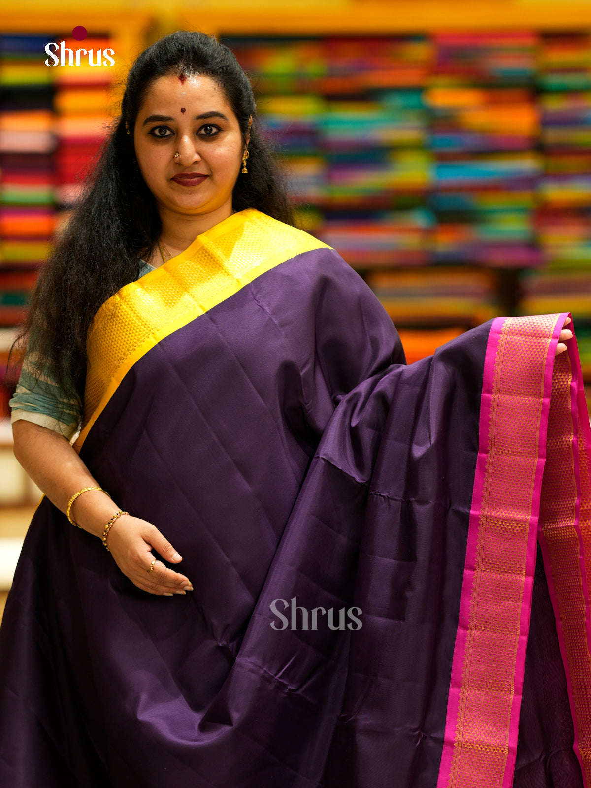 Kanchipuram silk 9Yards Saree - EDS29108