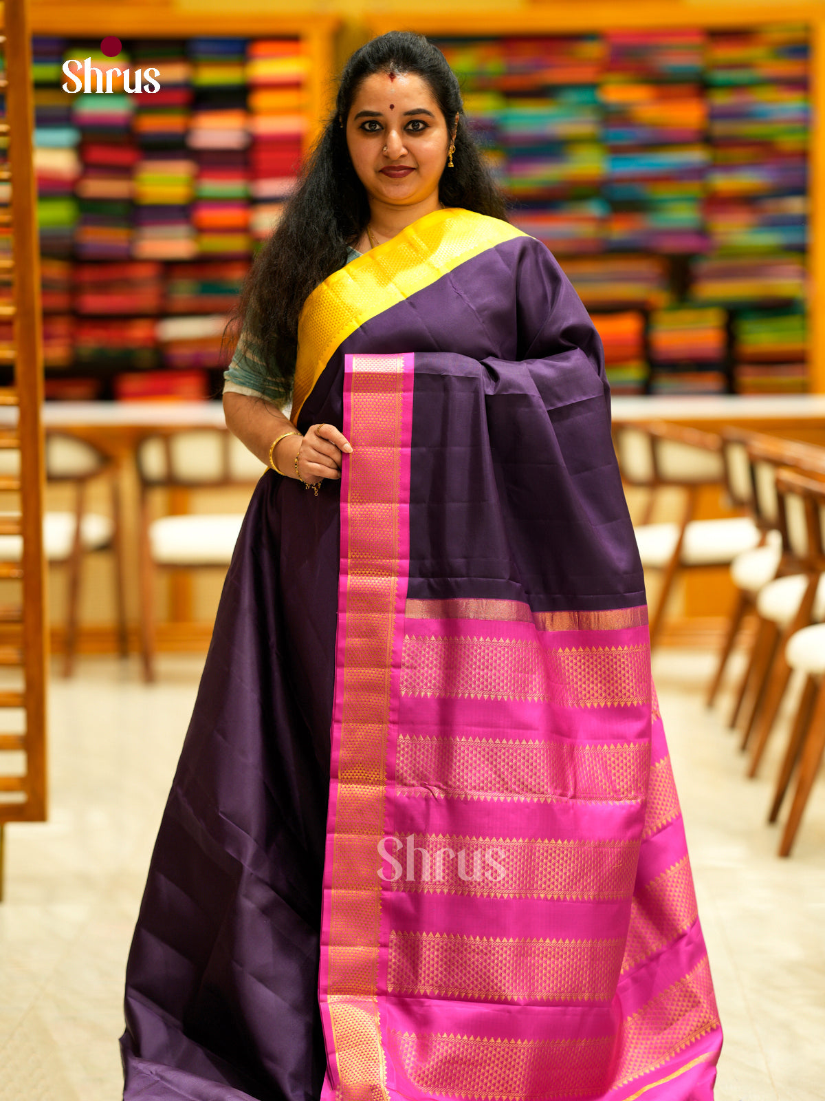 Kanchipuram silk 9Yards Saree - EDS29108