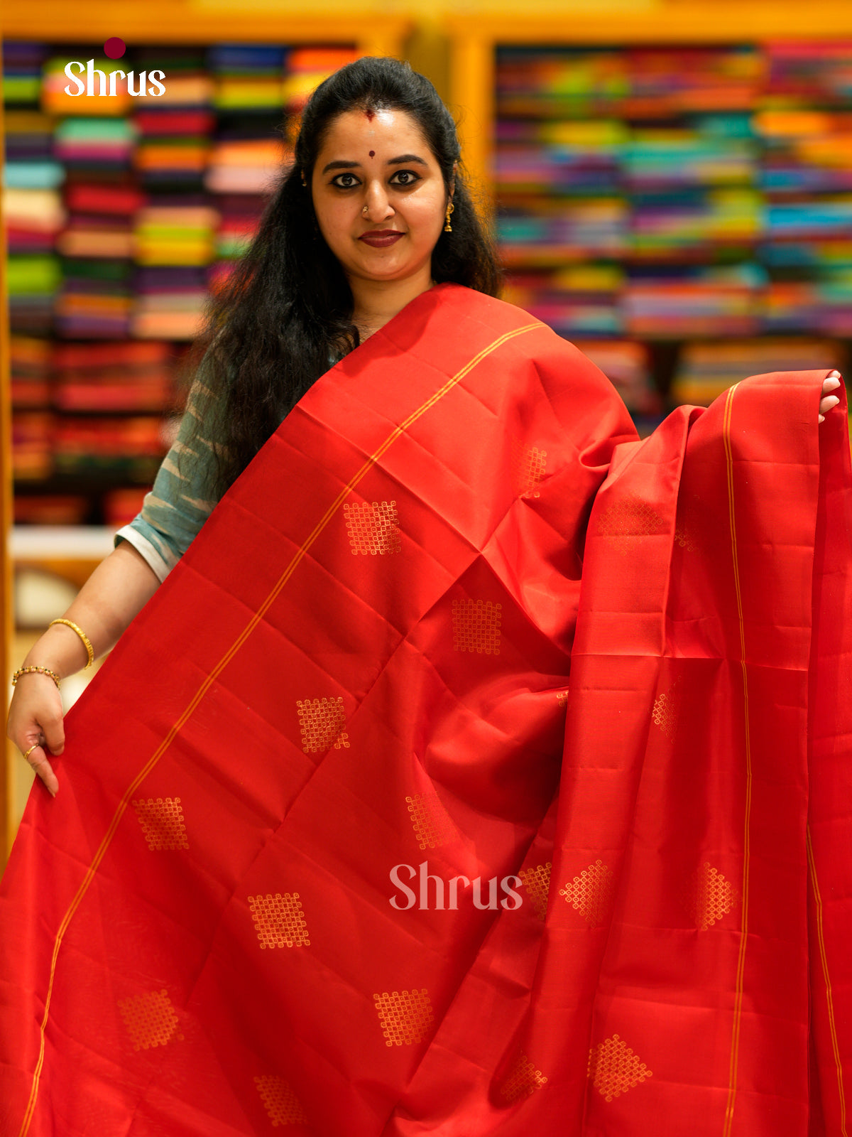 Soft Silk Saree - EDS30003 - Shop on Shrus.com