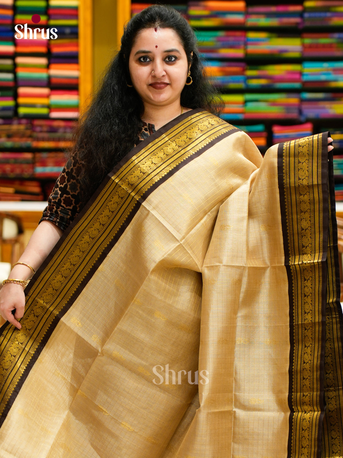 Silk Cotton Saree - EES04001