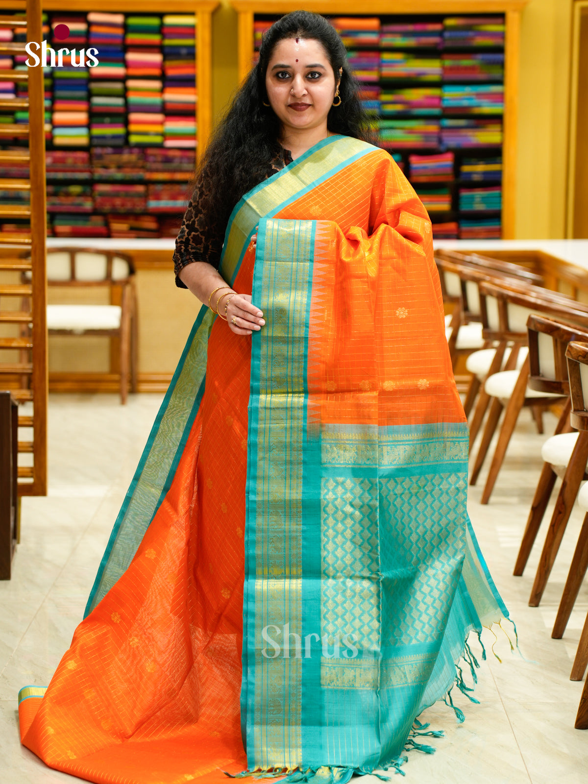 Silk Cotton Saree - EES04008