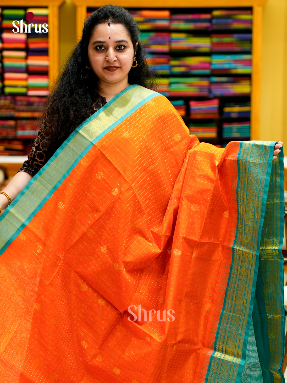 Silk Cotton Saree - EES04008