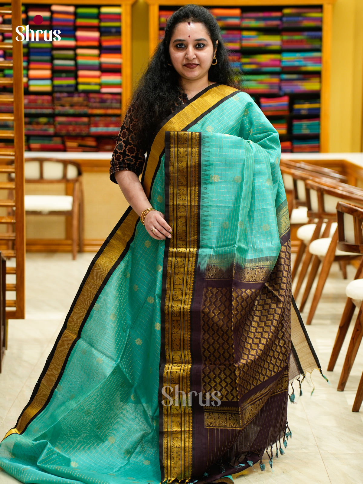 Silk Cotton Saree - EES04009