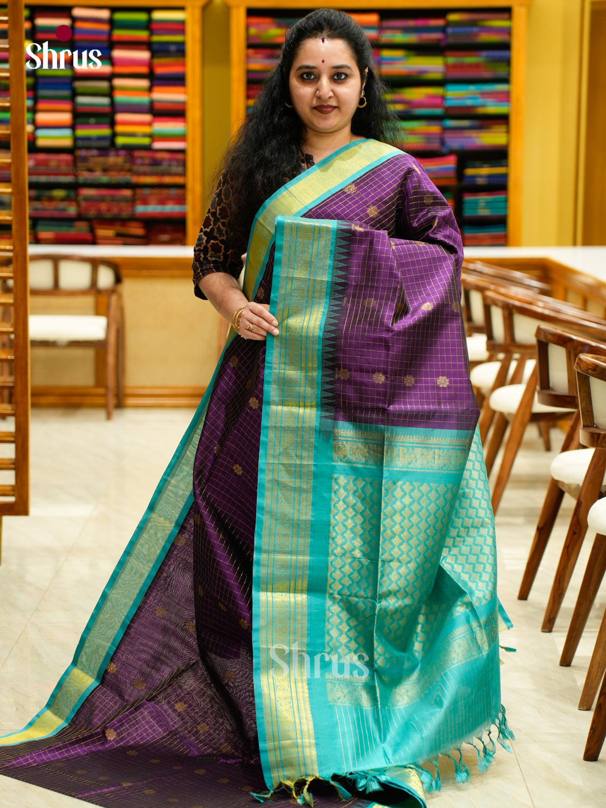 Silk Cotton Saree - EES04010