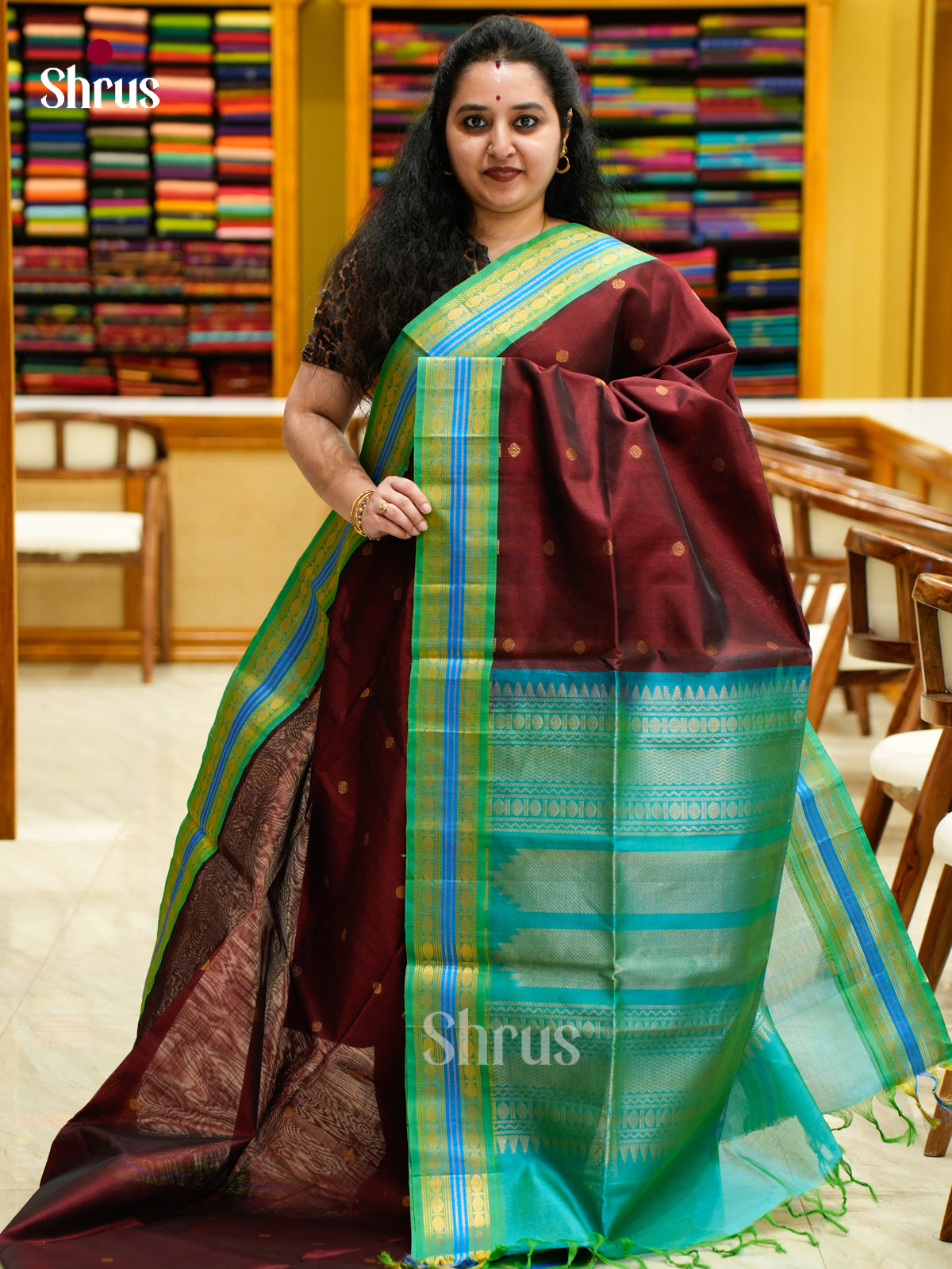 Silk Cotton Saree - EES04013