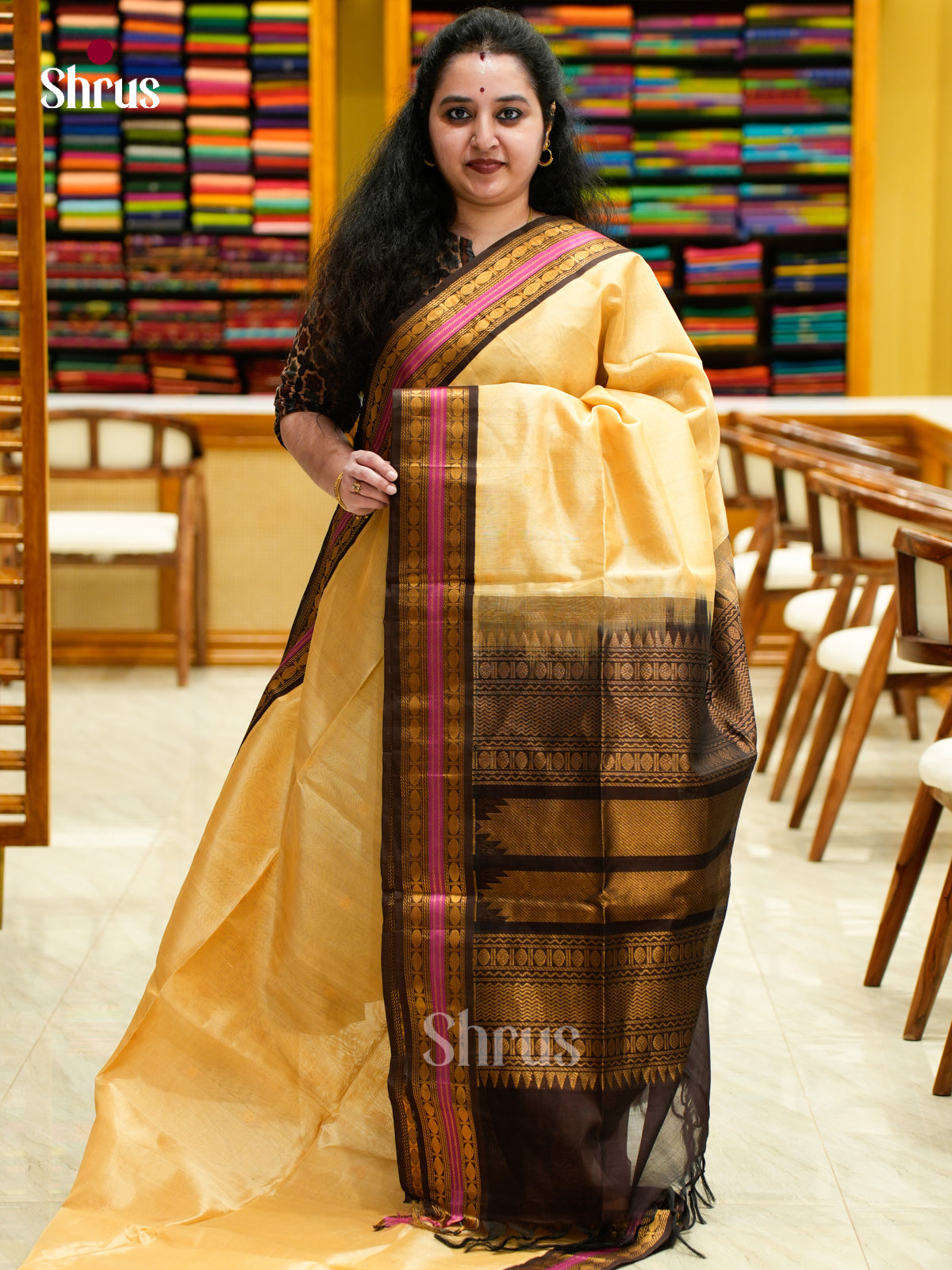 Silk Cotton Saree - EES04014