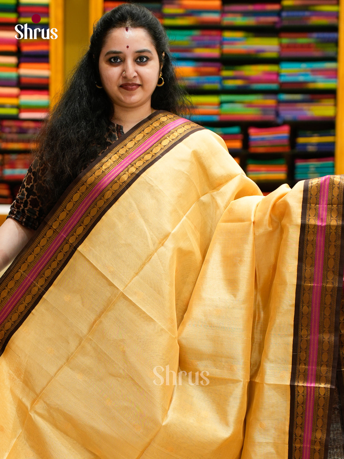 Silk Cotton Saree - EES04014