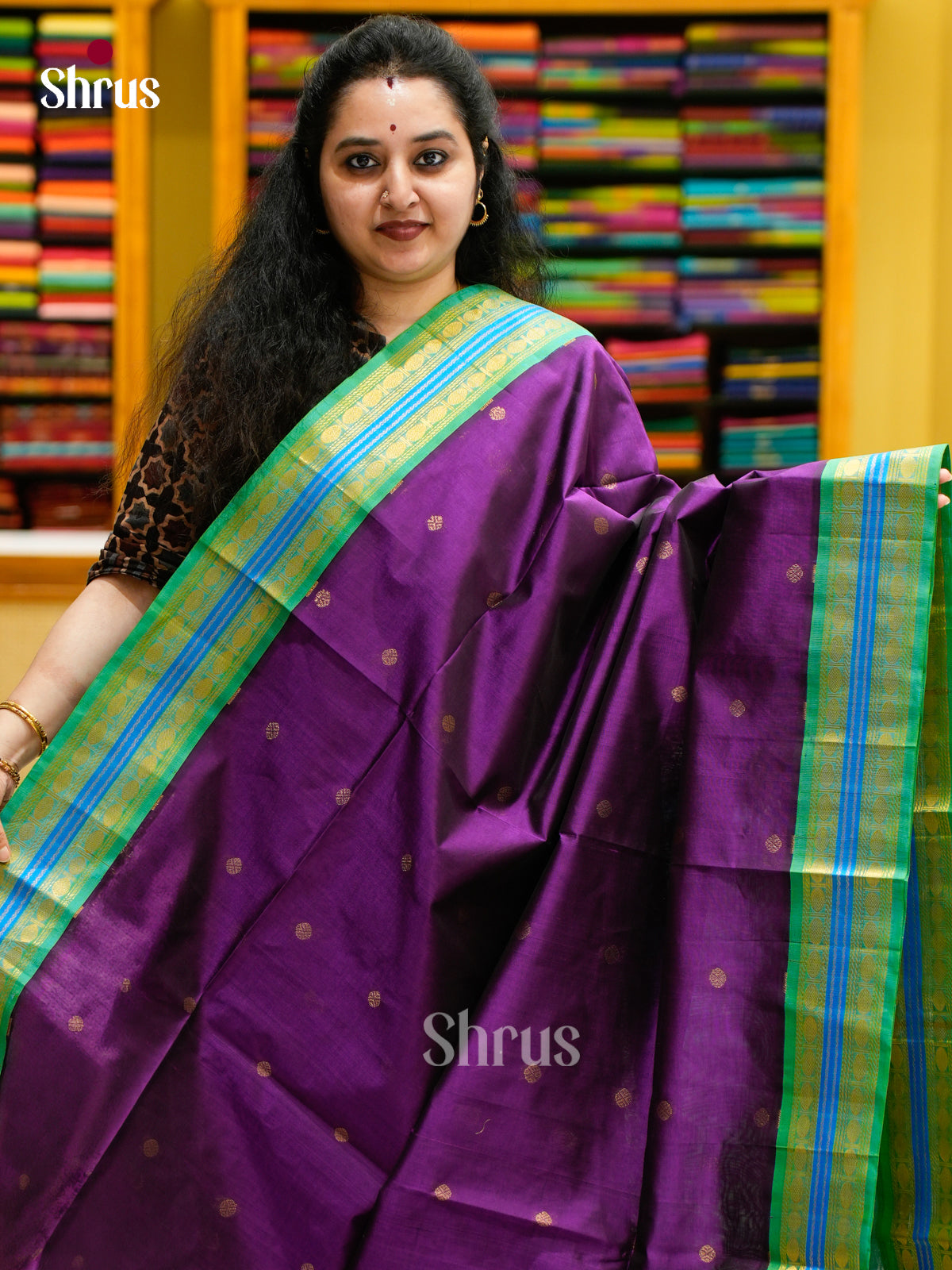 Silk Cotton Saree - EES04015