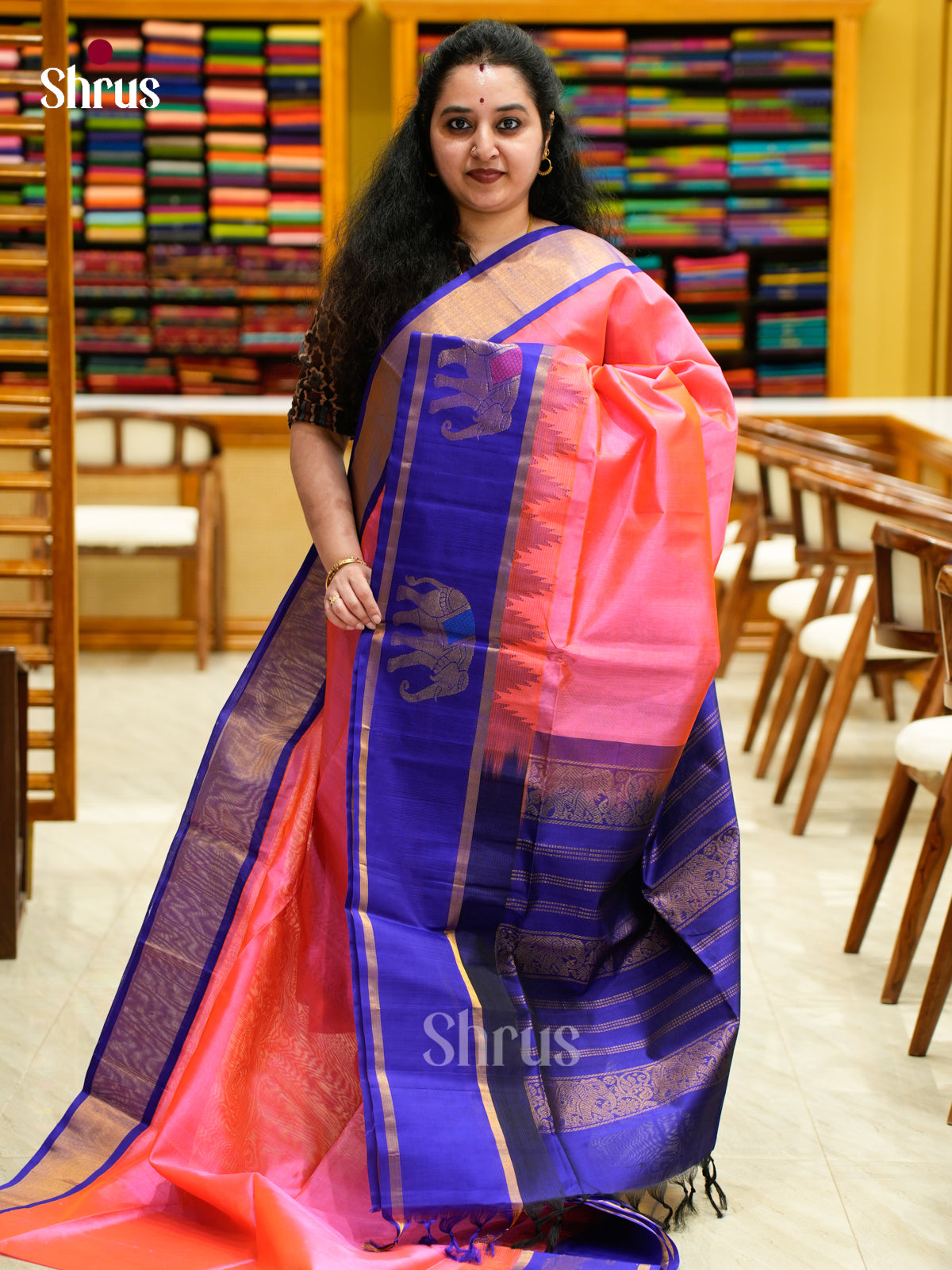 Silk Cotton Saree - EES04019