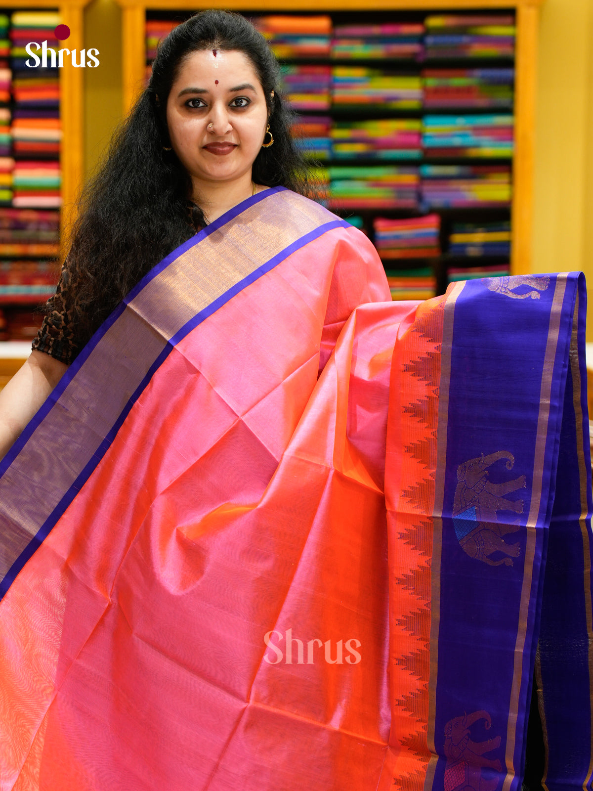 Silk Cotton Saree - EES04019