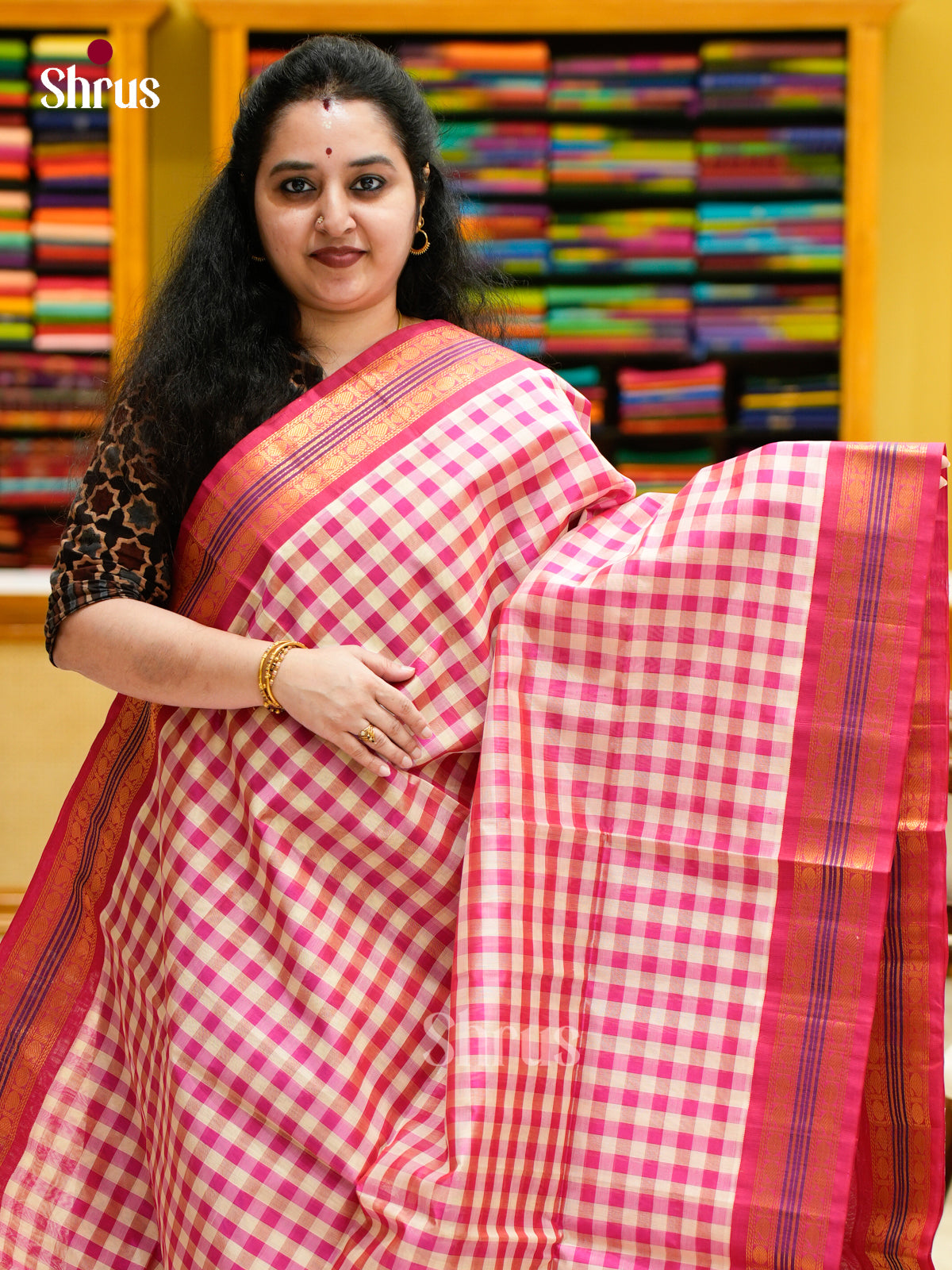 Silk Cotton Saree - EES04020
