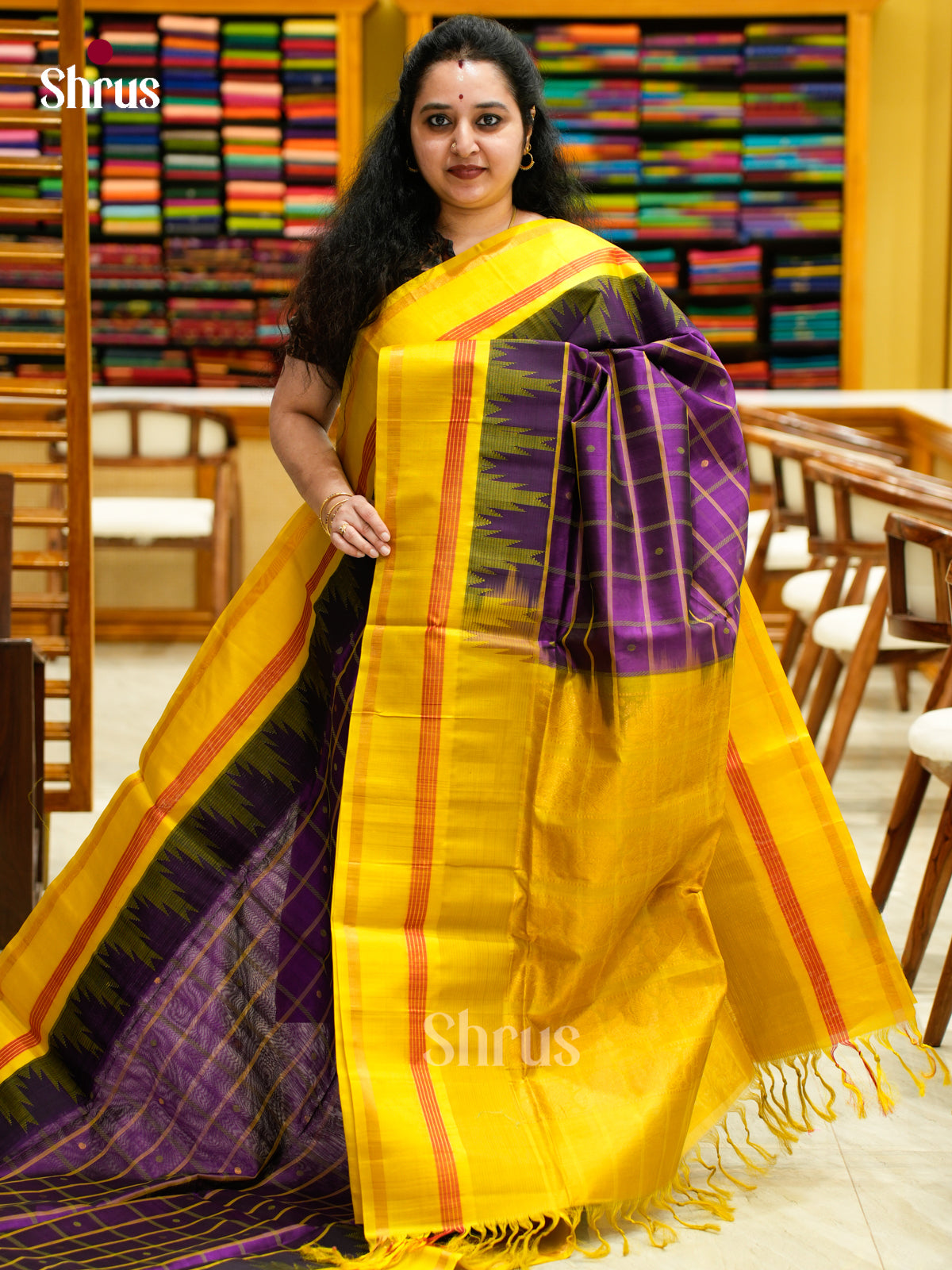 Silk Cotton Saree - EES04023