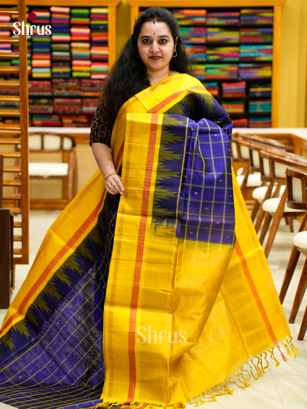 Silk Cotton Saree - EES04024