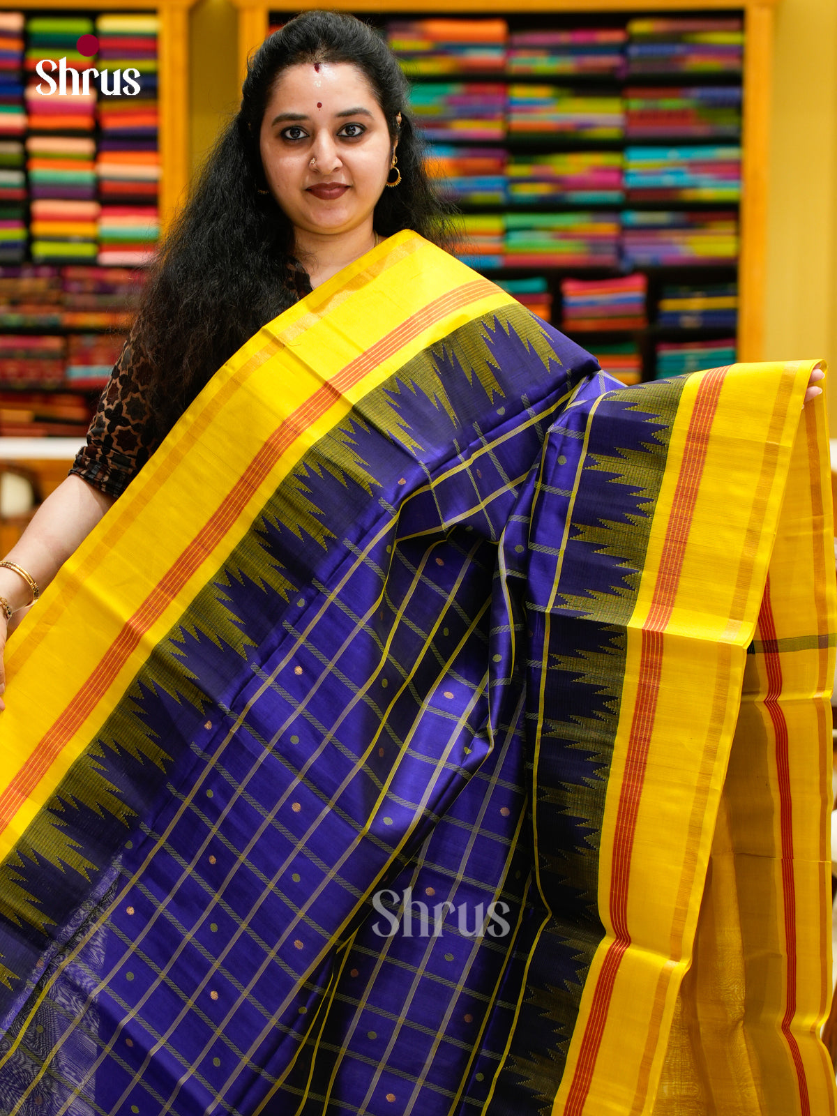Silk Cotton Saree - EES04024