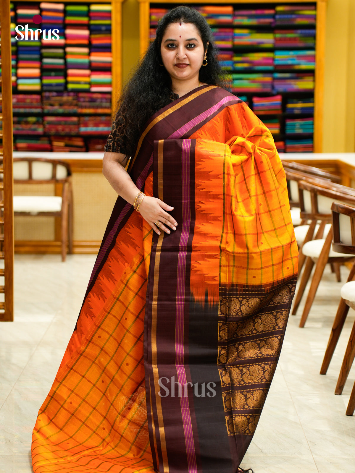 Silk Cotton Saree - EES04025