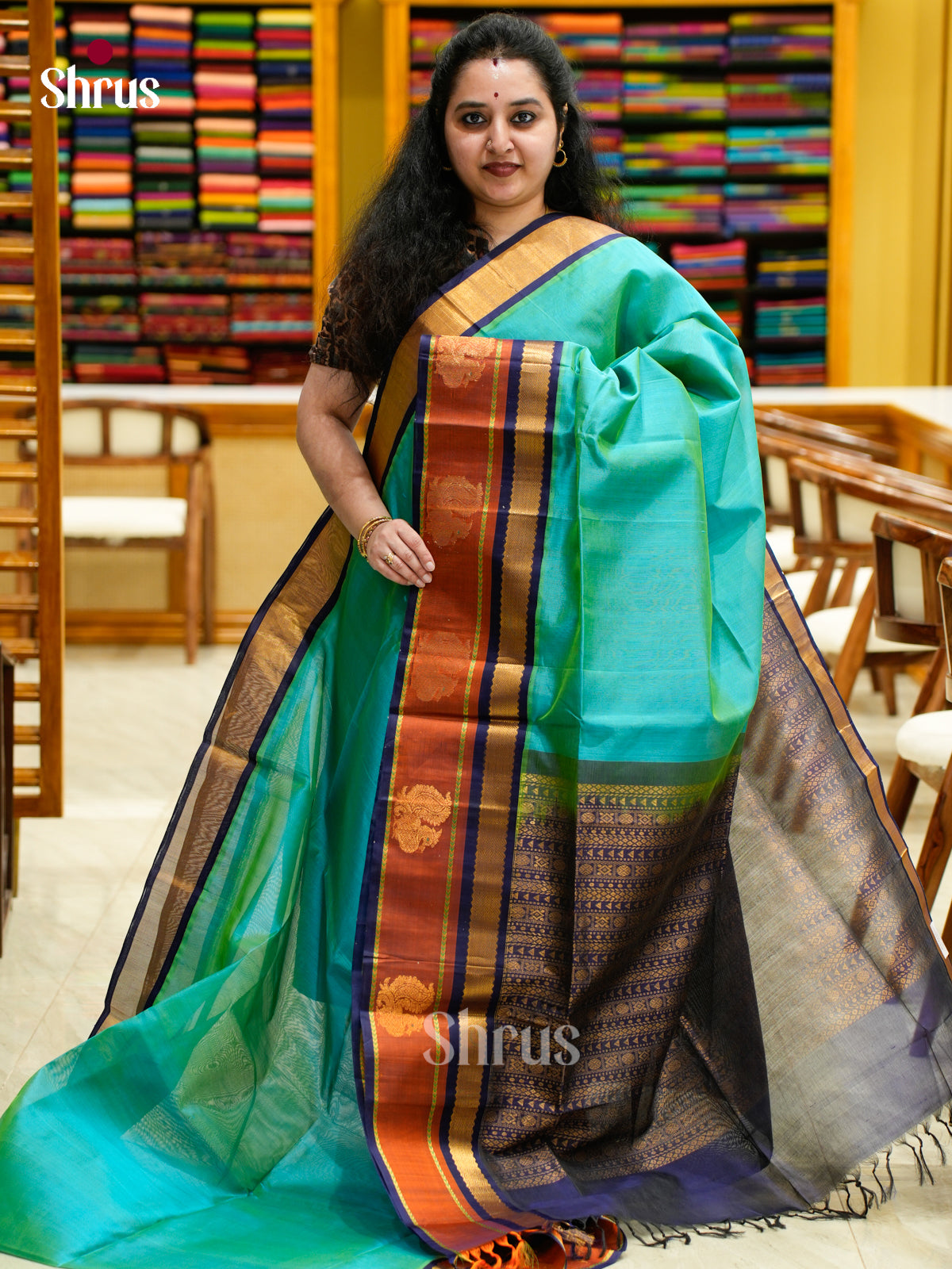 Silk Cotton Saree - EES04026