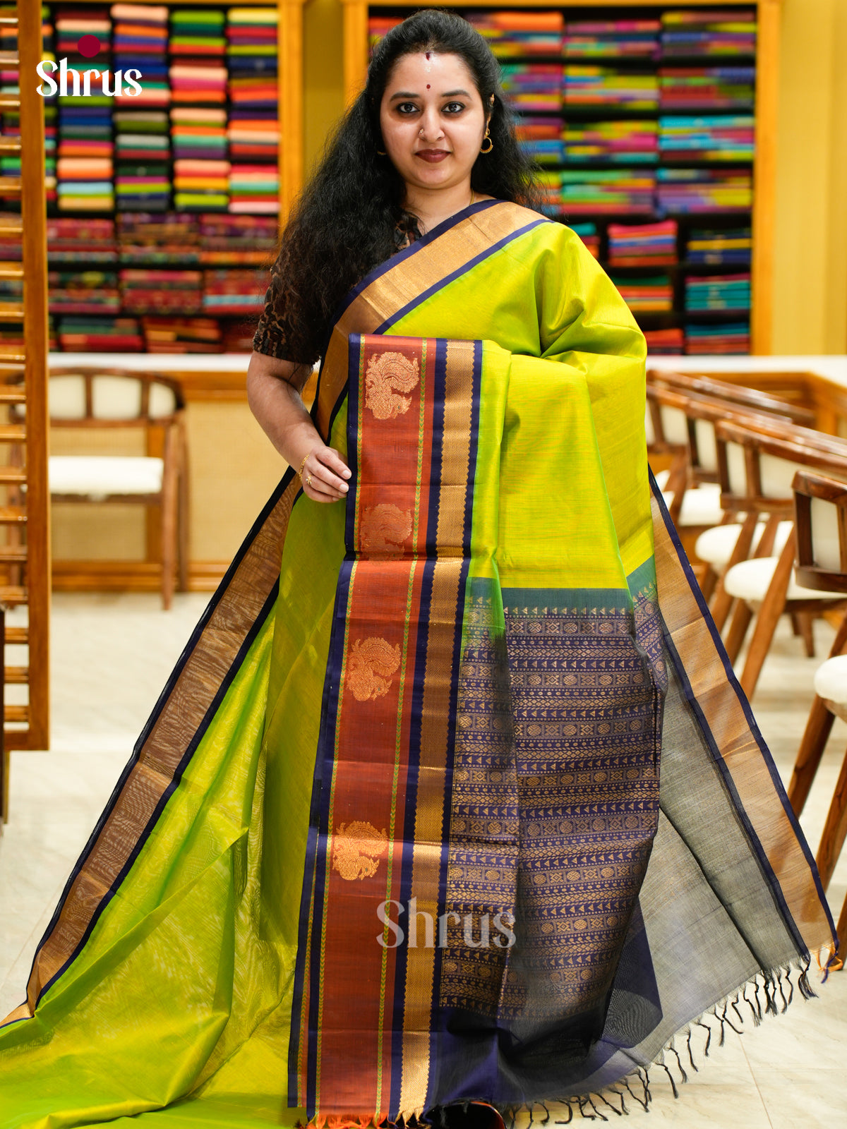 Silk Cotton Saree - EES04027