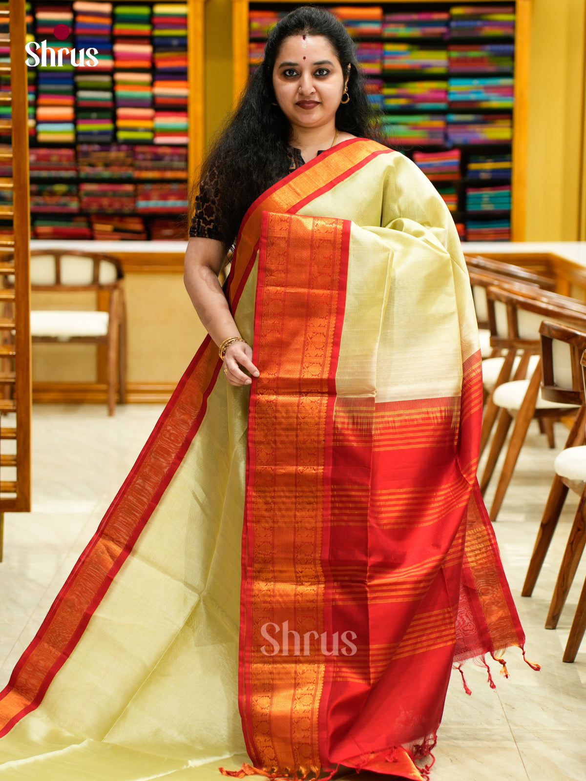 Silk Cotton Saree - EES04028