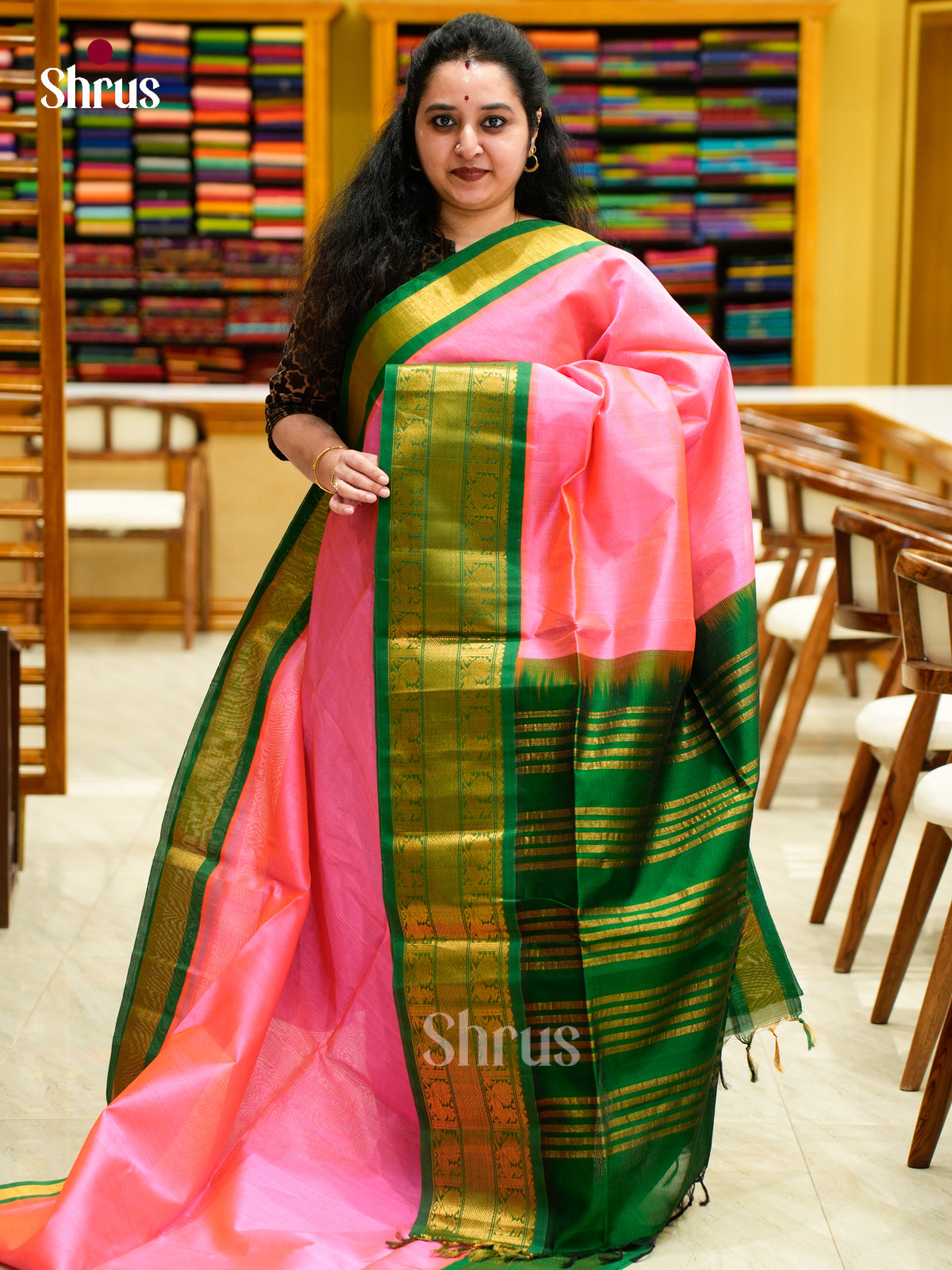 Silk Cotton Saree - EES04029