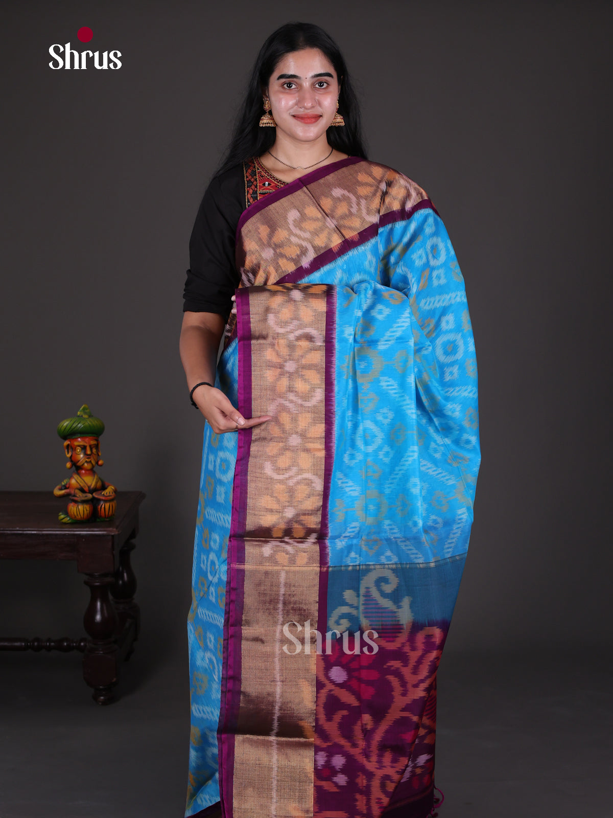 Pochampally sico Saree - EES08034 - Shop on Shrus.com