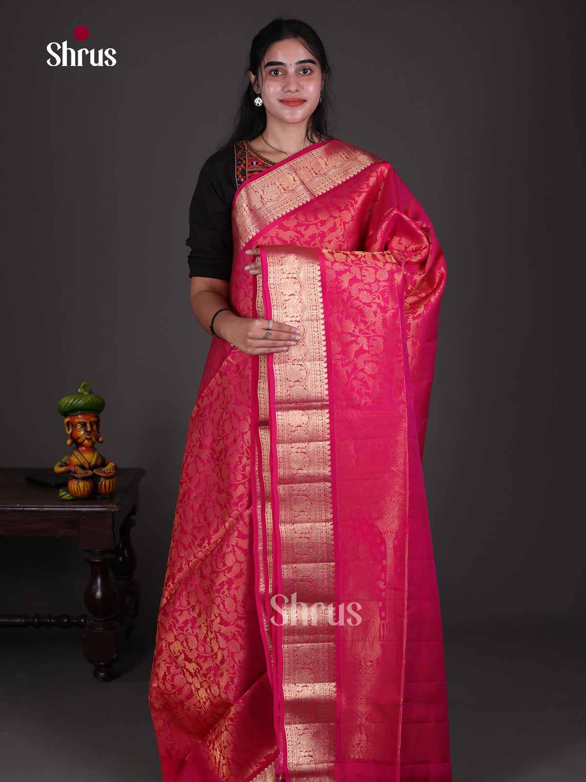 Soft Silk Saree - EES09002 - Shop on Shrus.com