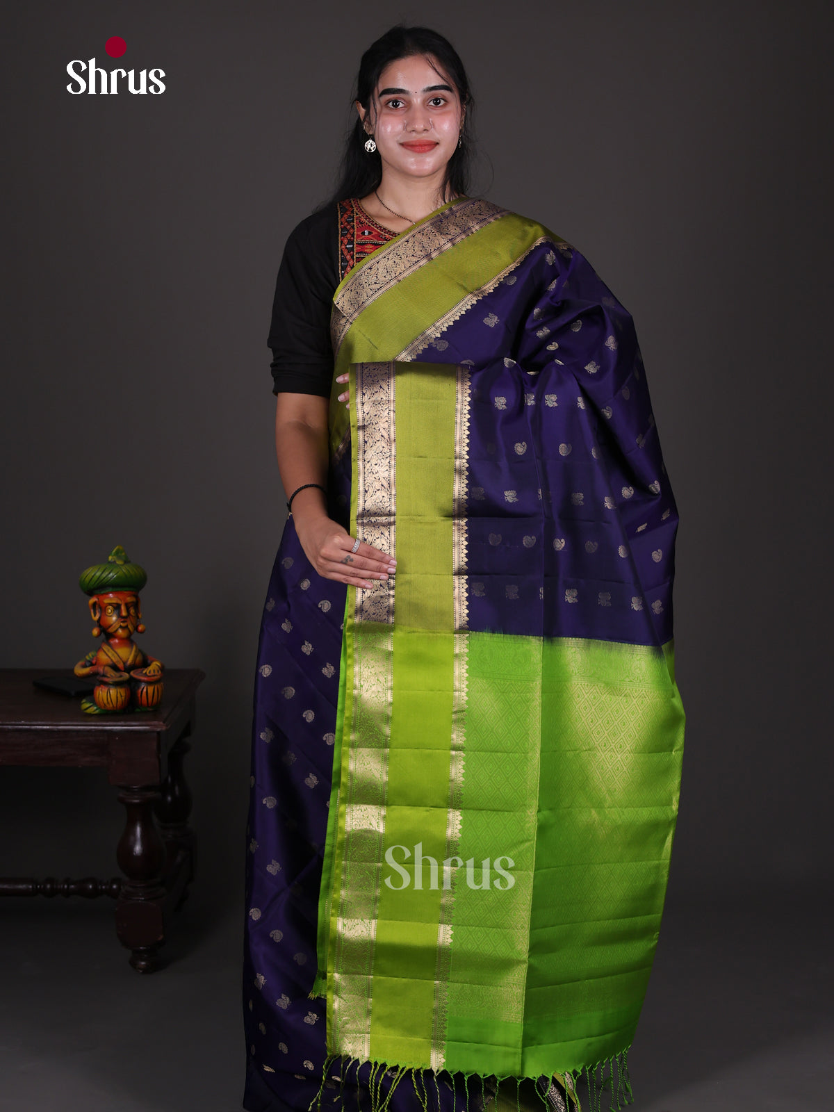 Soft Silk Saree - EES09003 - Shop on Shrus.com
